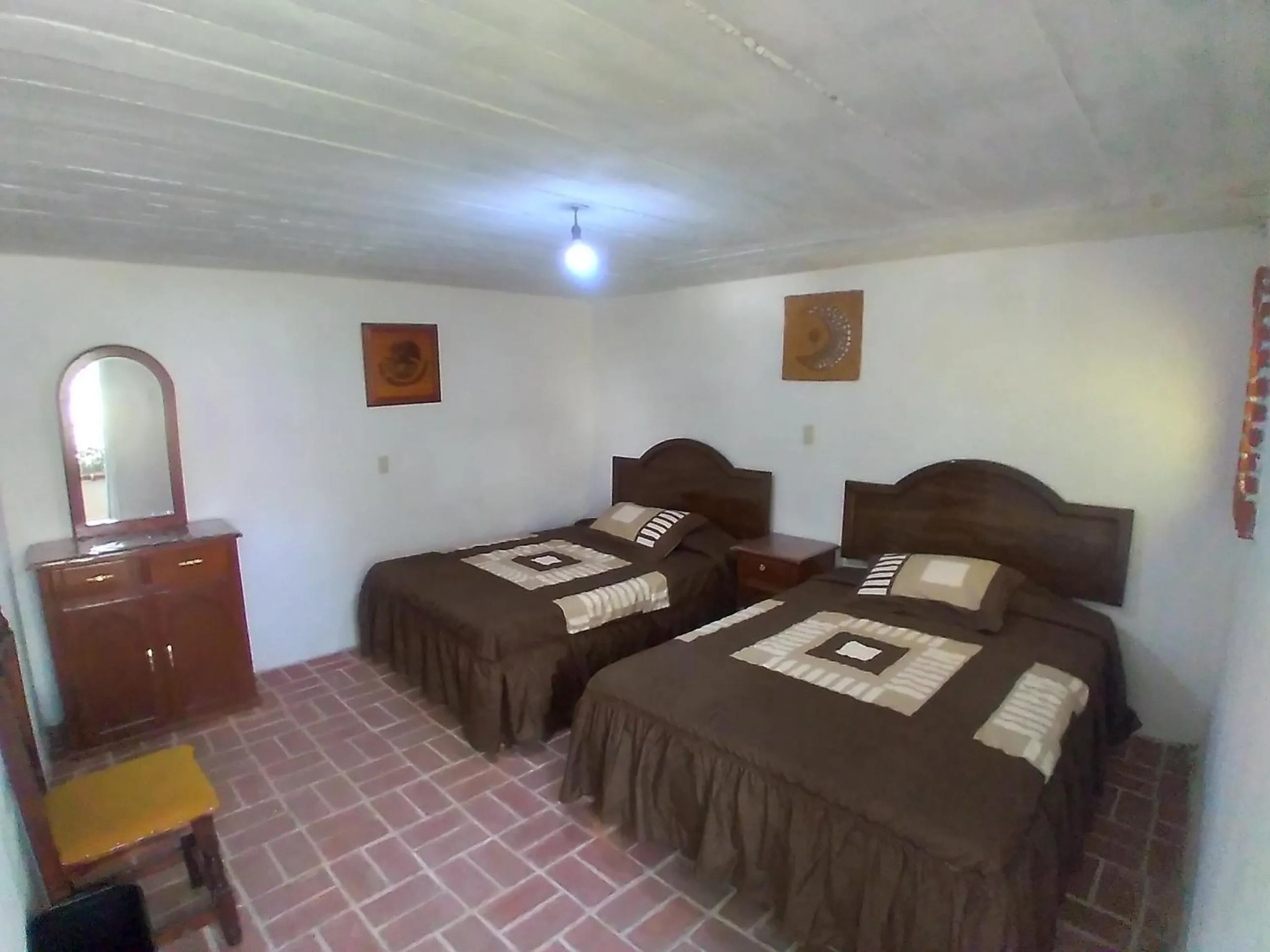 Bed in Temazcal Tepeyolohtli