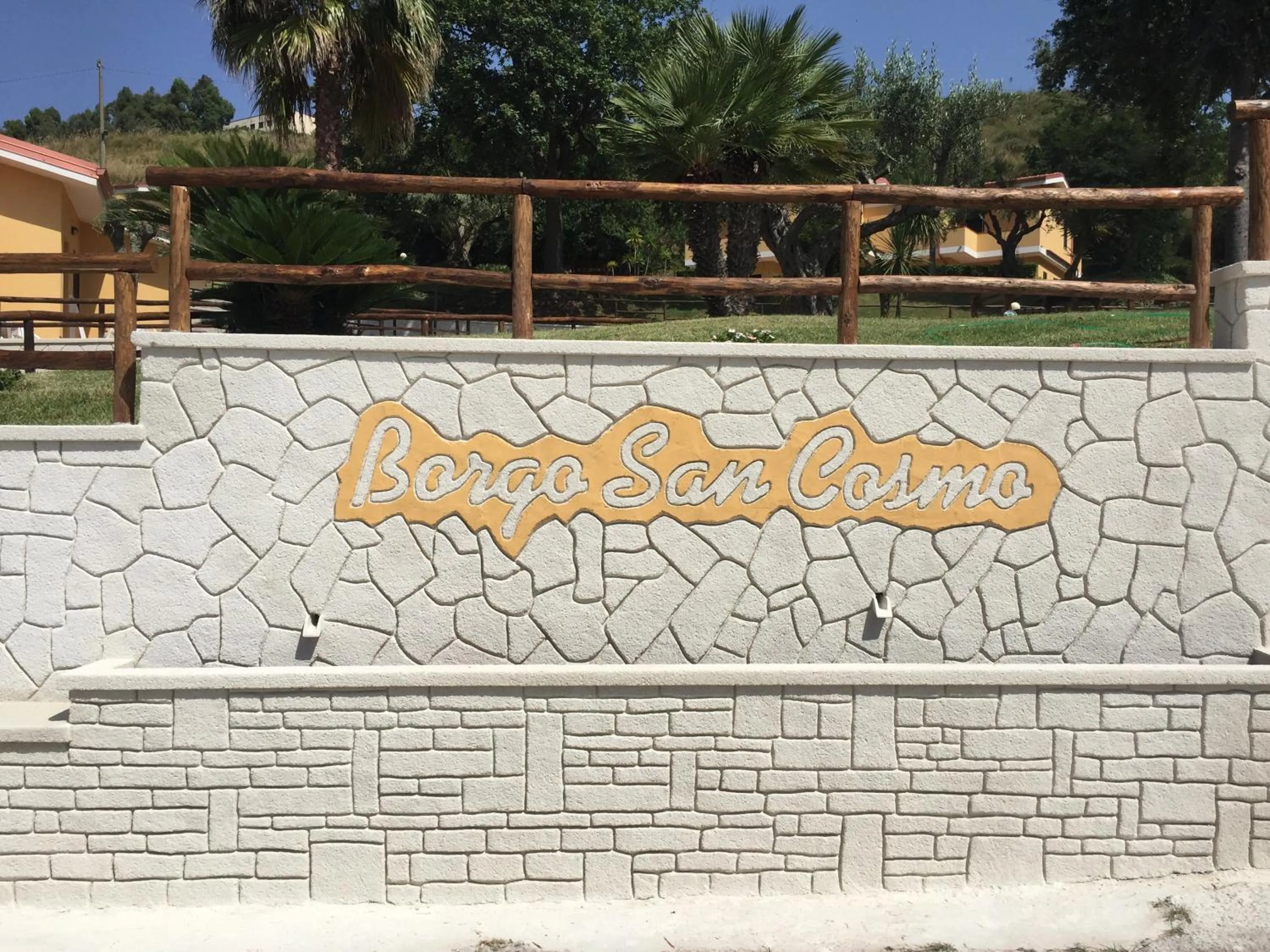 Property logo or sign in Borgo San Cosmo Tropea