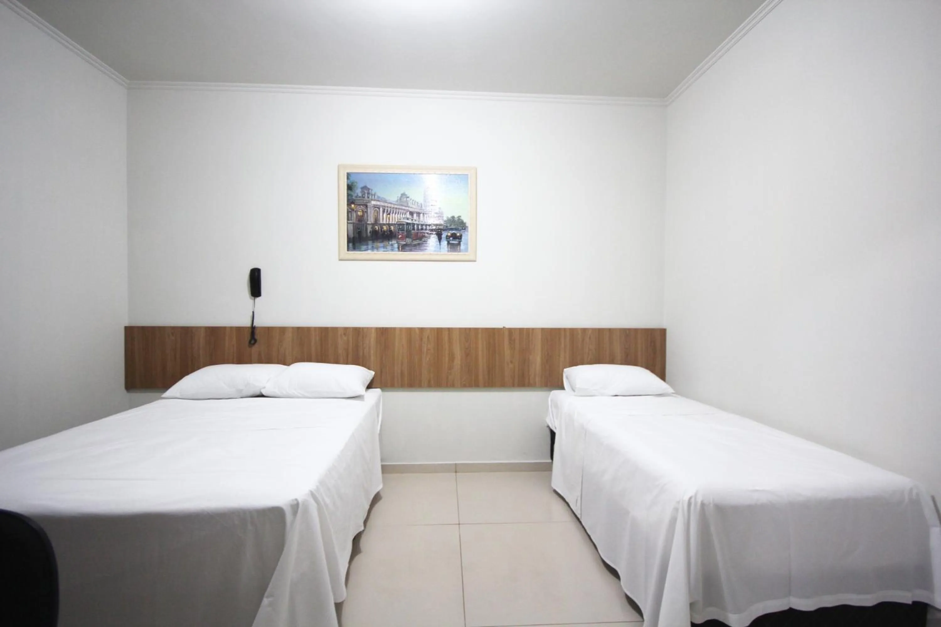 Bed in Pousada Esmeralda Olímpia