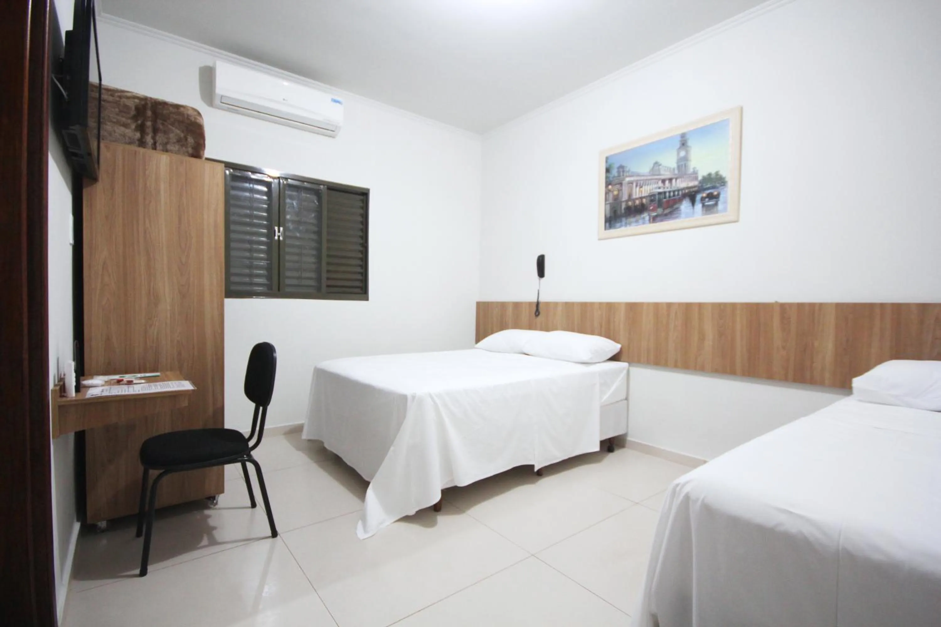 Bed in Pousada Esmeralda Olímpia