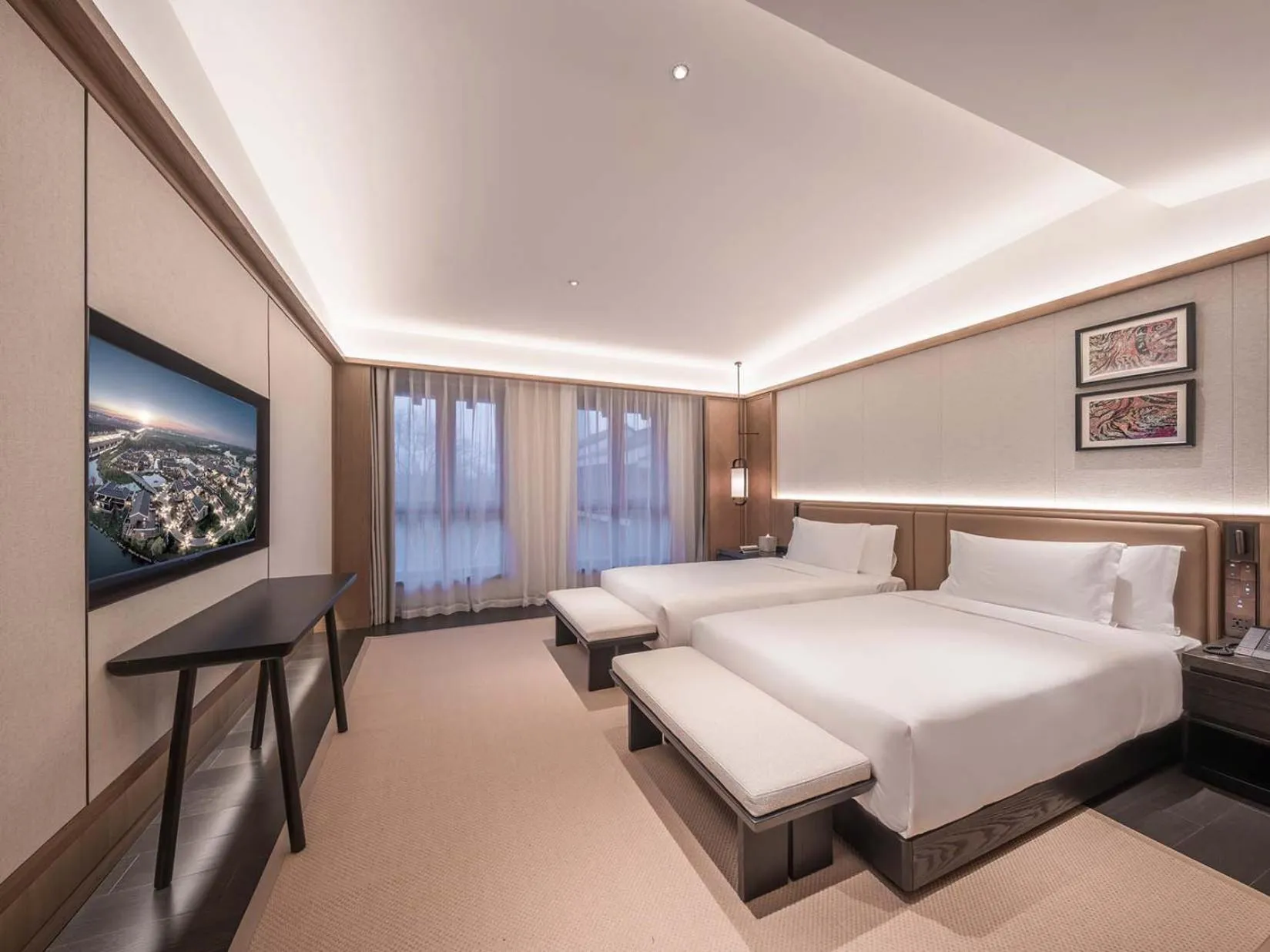 Bedroom, Bed in Homm Changchun Beihu