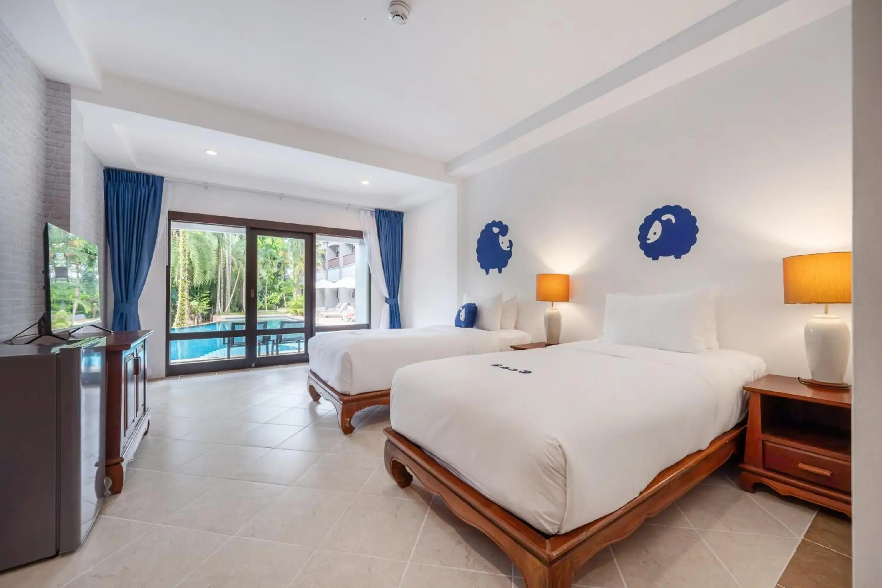 Twin Room with Pool View in Kokotel Khao Lak Montana Twin Room with Pool View in Kokotel Khao Lak Montana