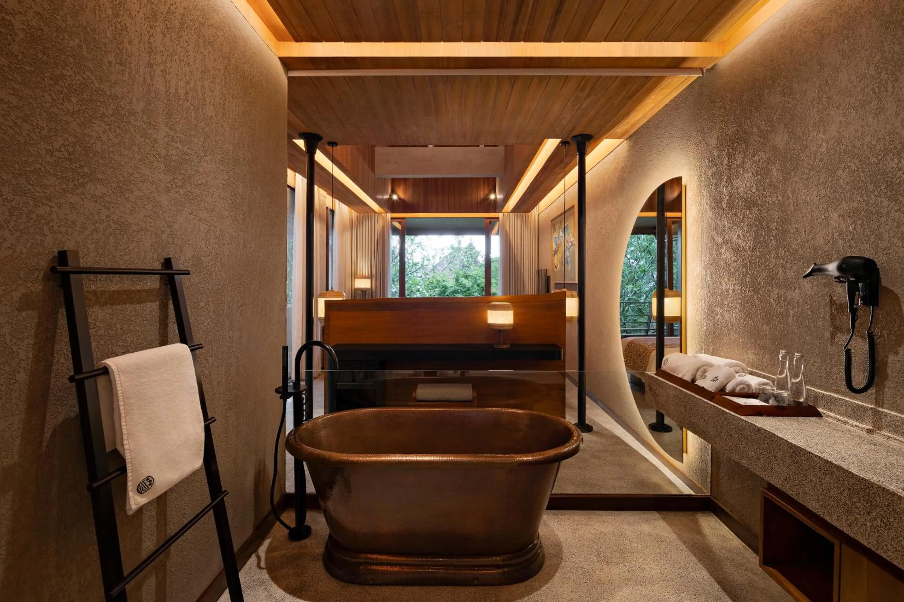 Bathroom, Bed in The Kemilau Ubud