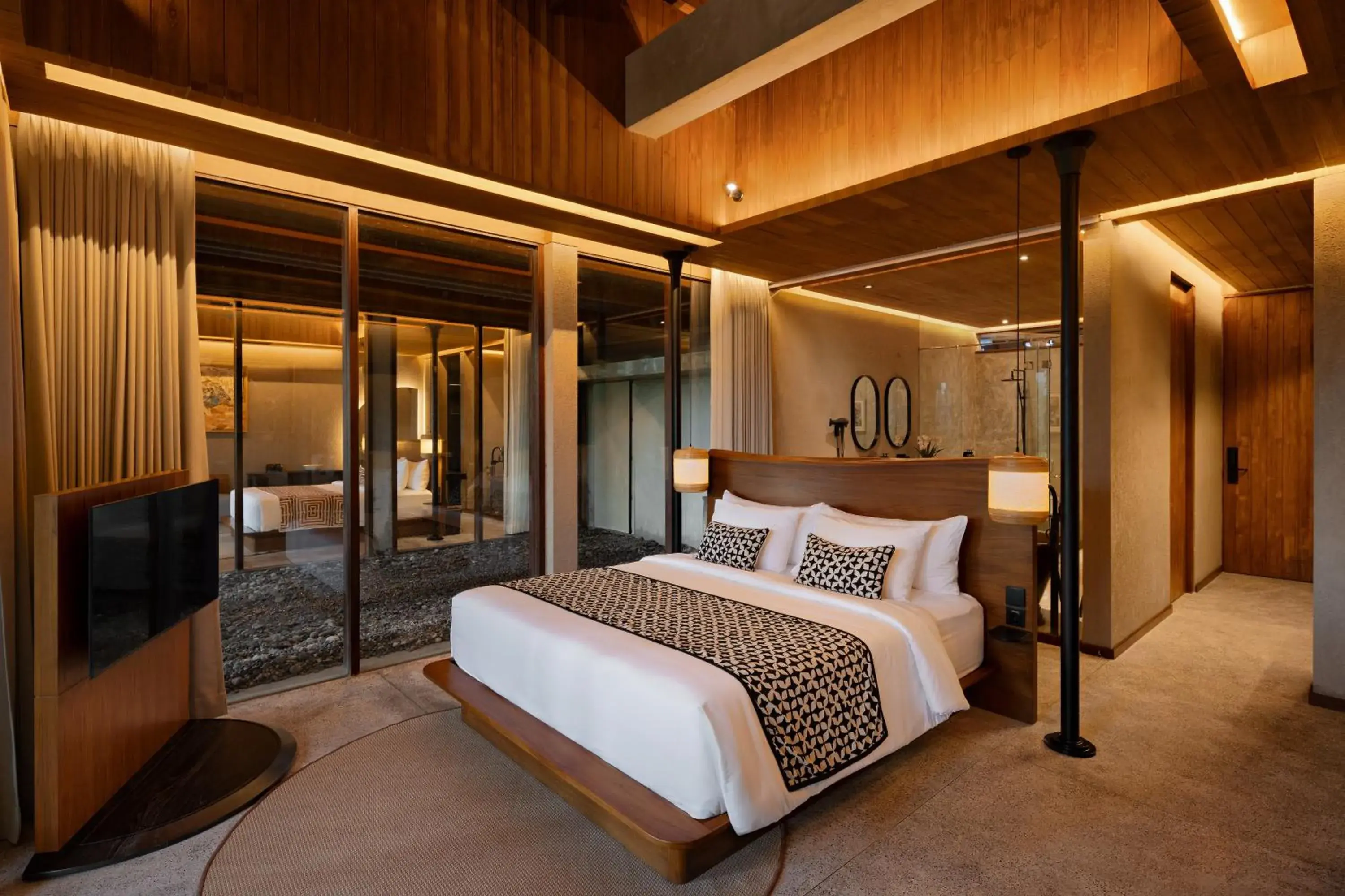 Bed in The Kemilau Ubud Bed in The Kemilau Ubud