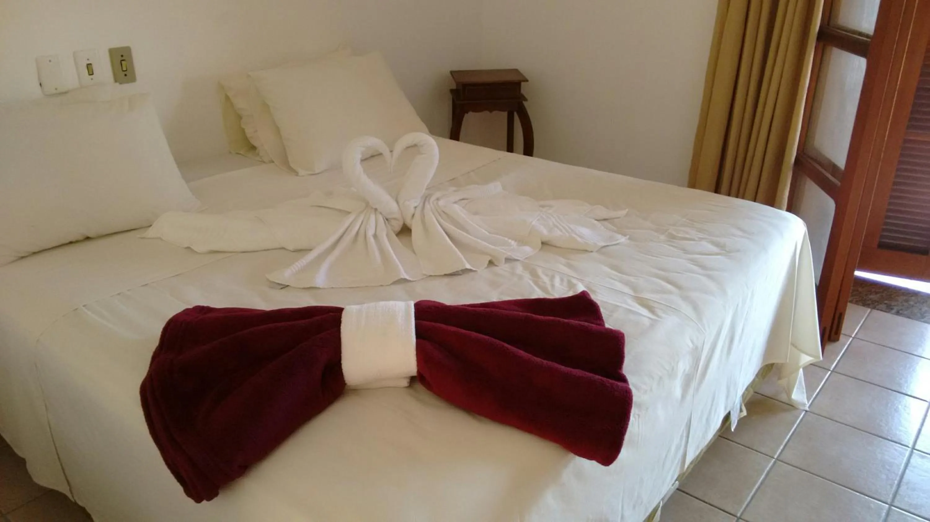 Bed in Pousada Rural Paraíso