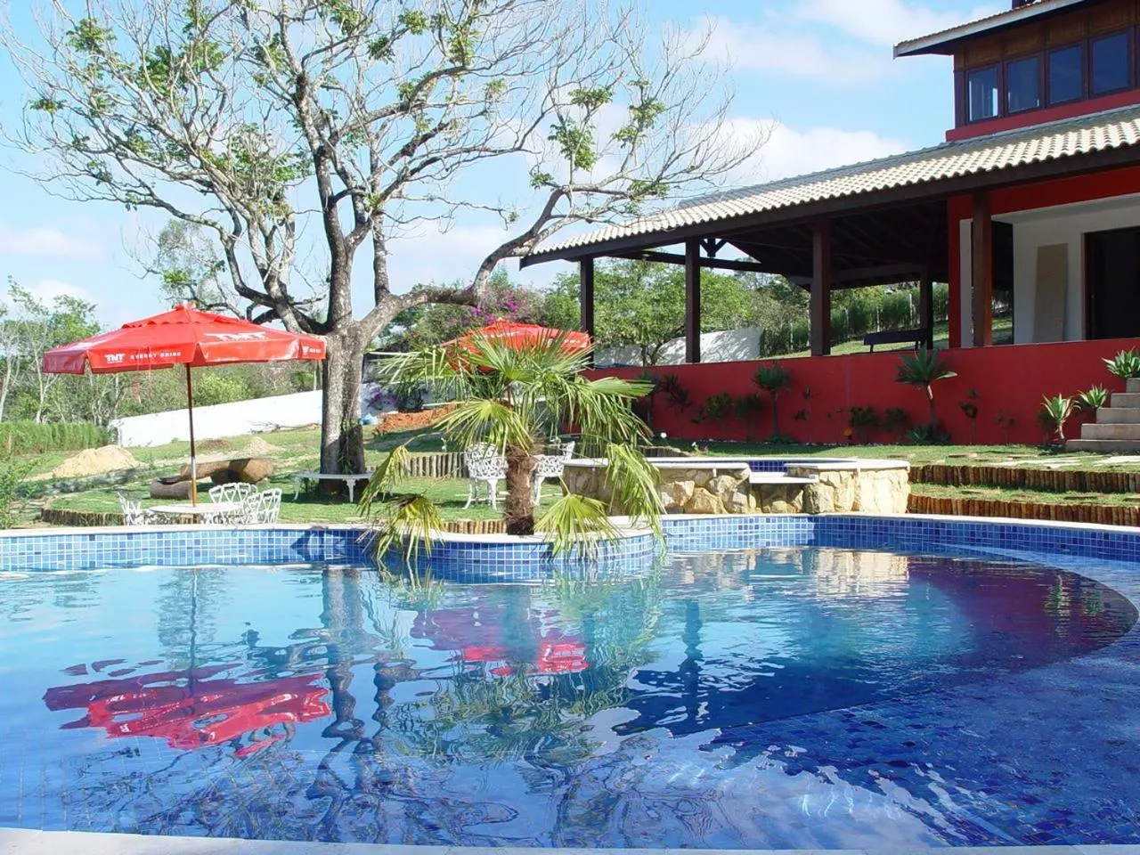 Swimming pool in Pousada Rural Paraíso
