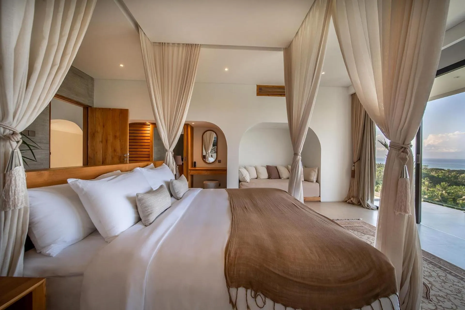 wardrobe, Bed in Villa Kalliste