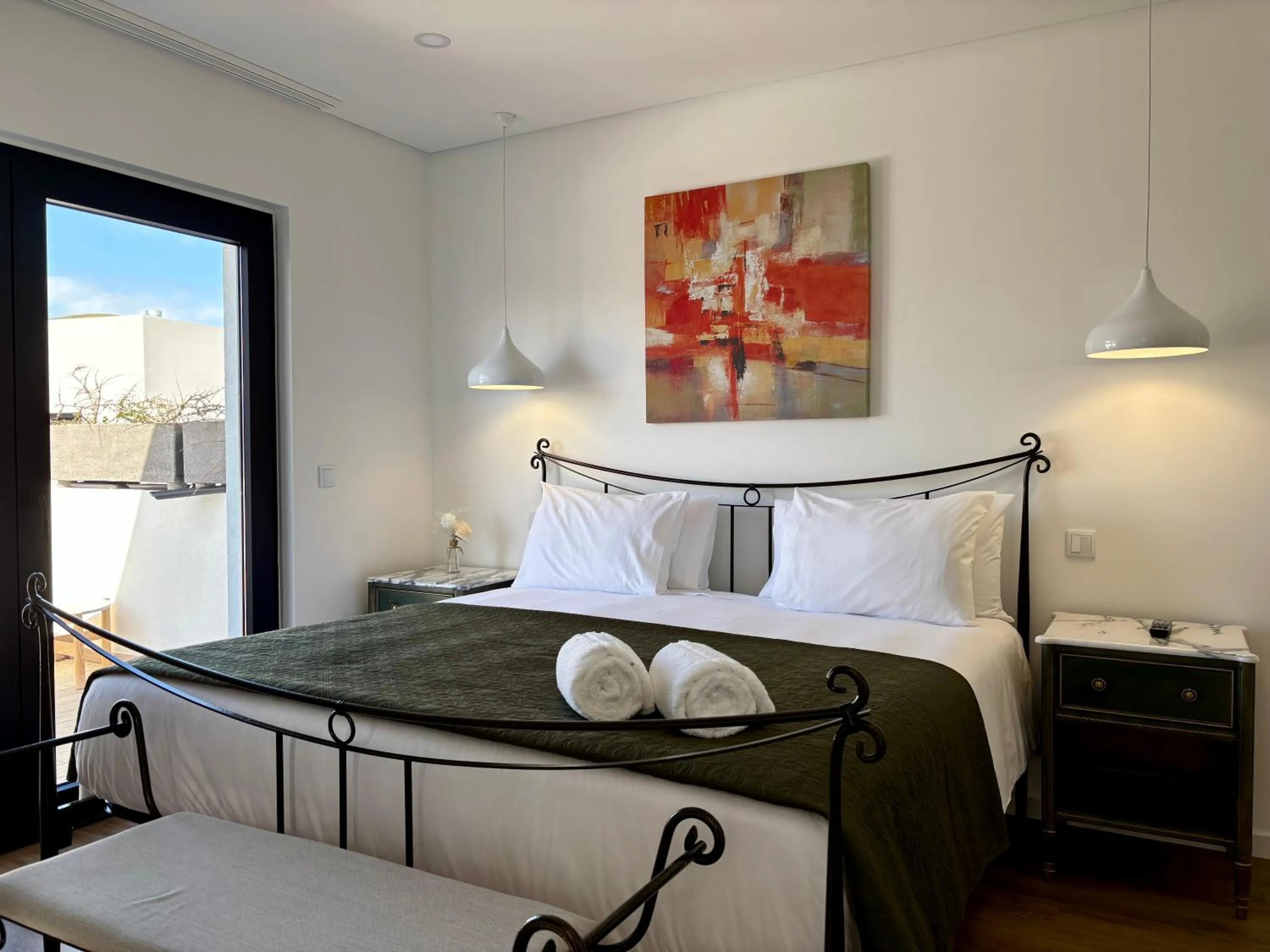 Bed in Azores Homes Resort & Spa