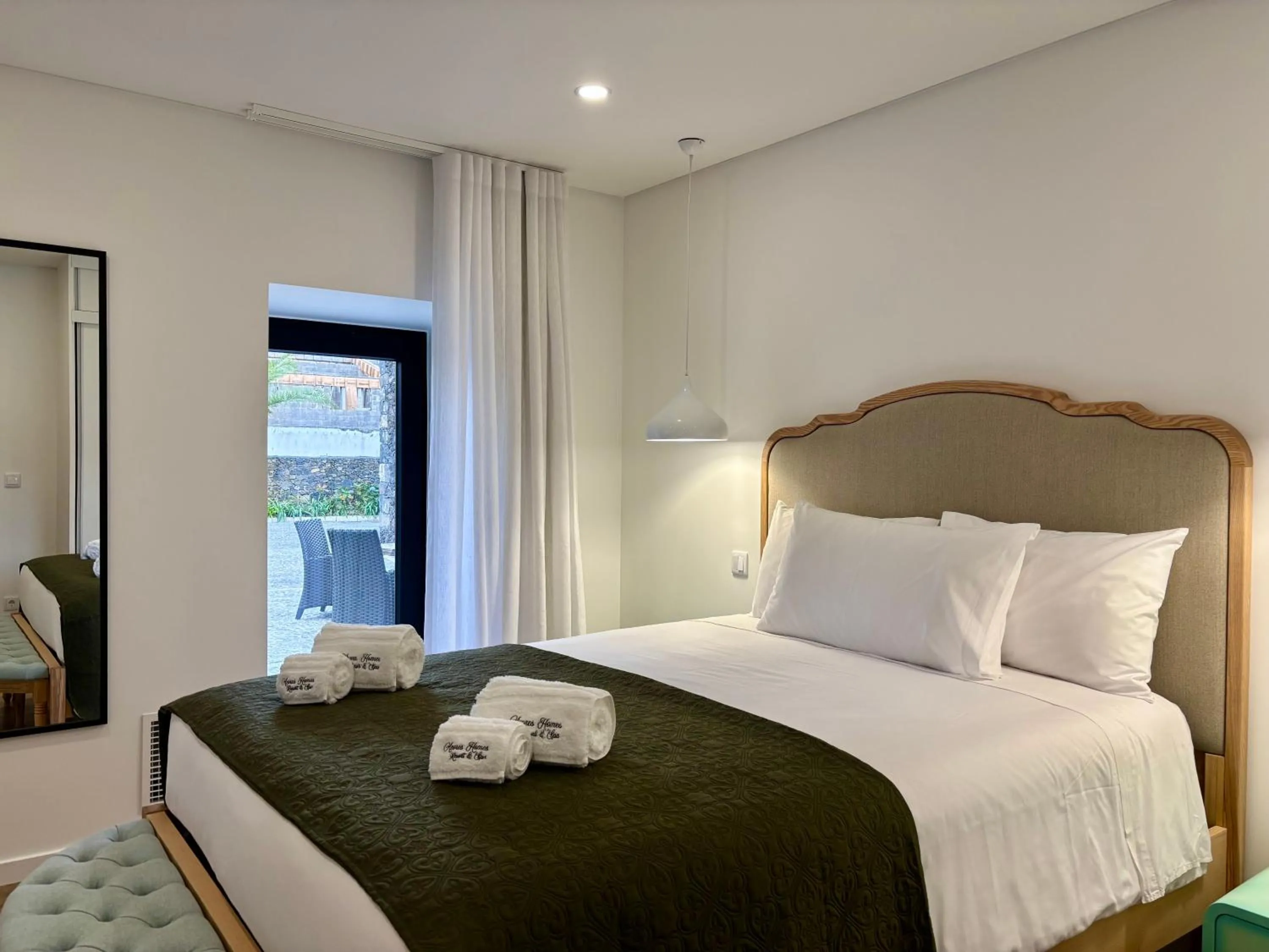 Bed in Azores Homes Resort & Spa