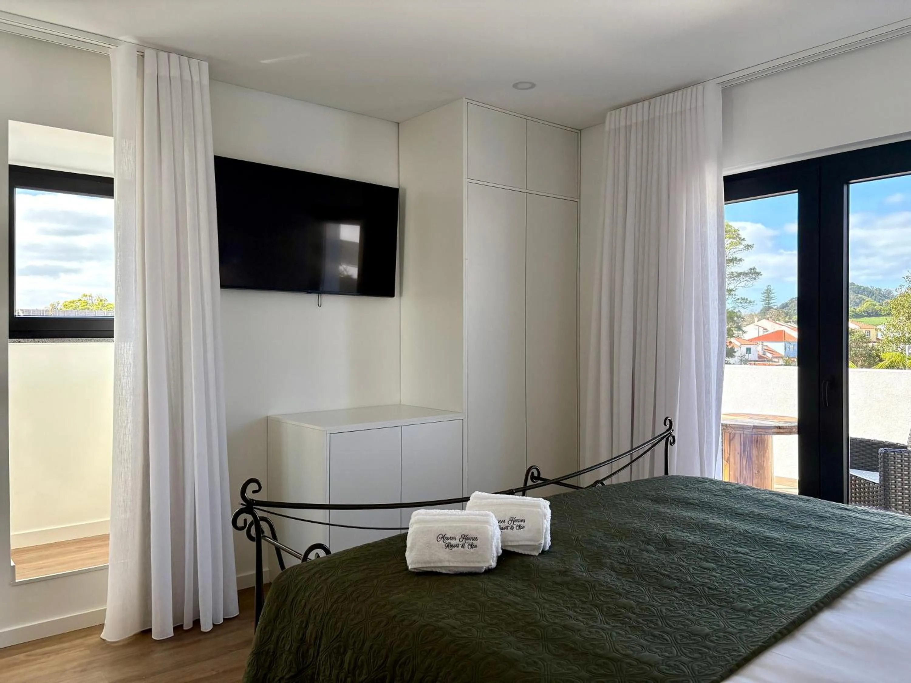Bed in Azores Homes Resort & Spa