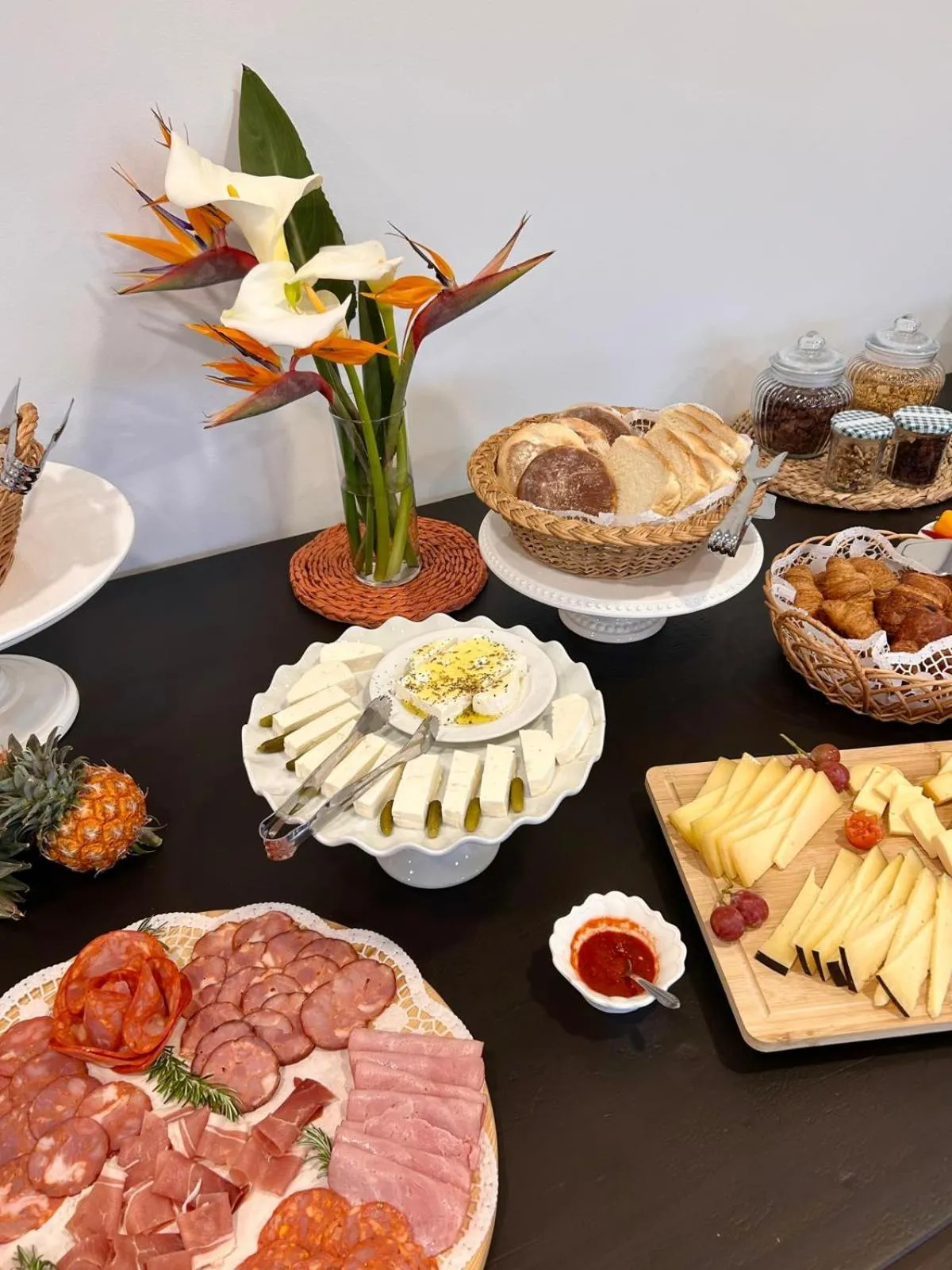 Buffet breakfast in Azores Homes Resort & Spa