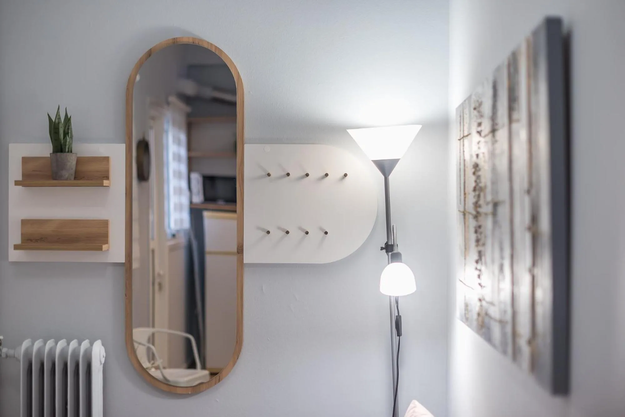 Decorative detail in City Nest Apartment by Cloudkeys