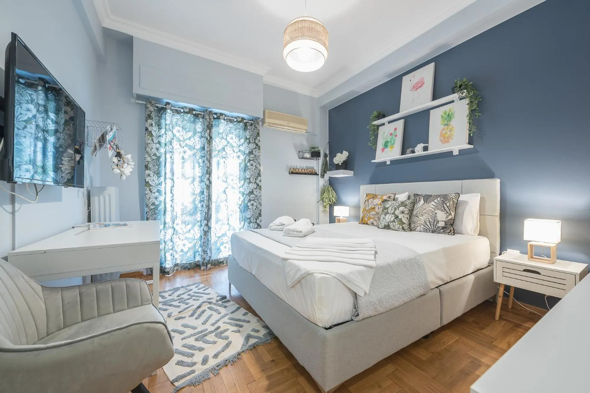 Bedroom, Bed in City Nest Apartment by Cloudkeys