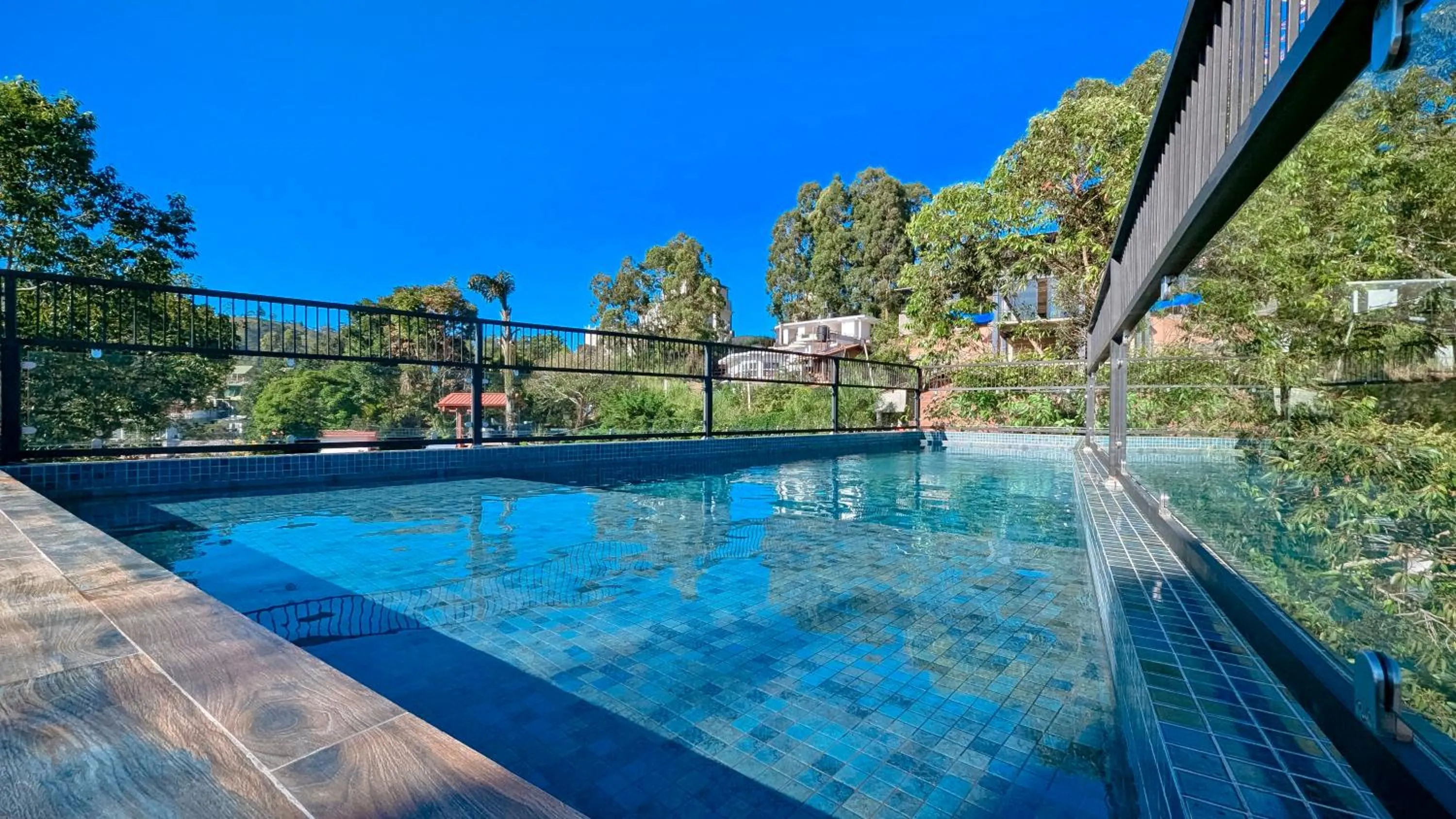 Pool view in Oak Ray La Ella Breeze