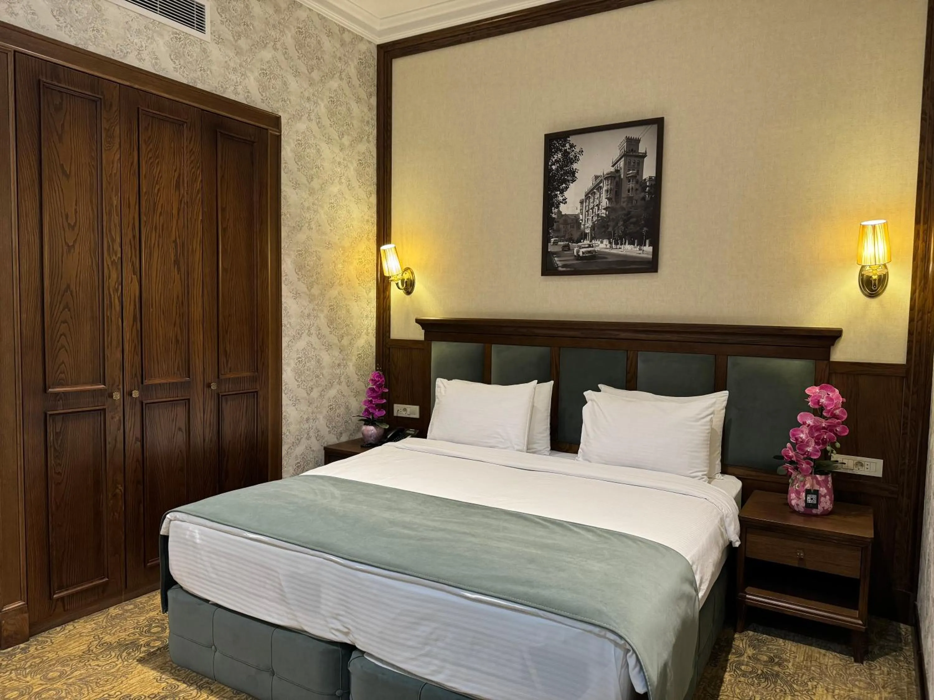 Bed in Midway Hotel Baku