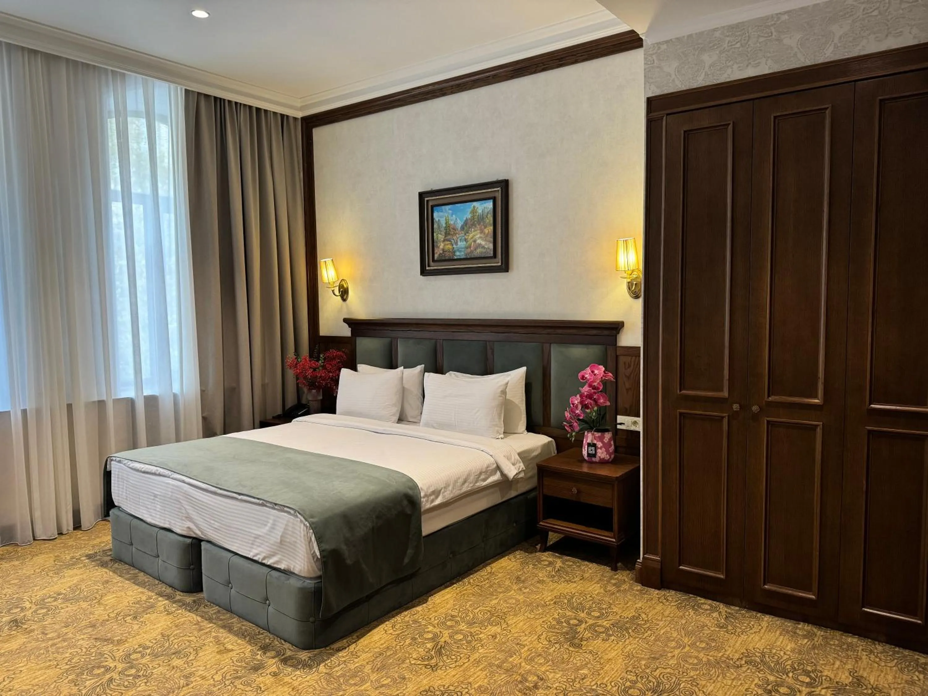 Bed in Midway Hotel Baku