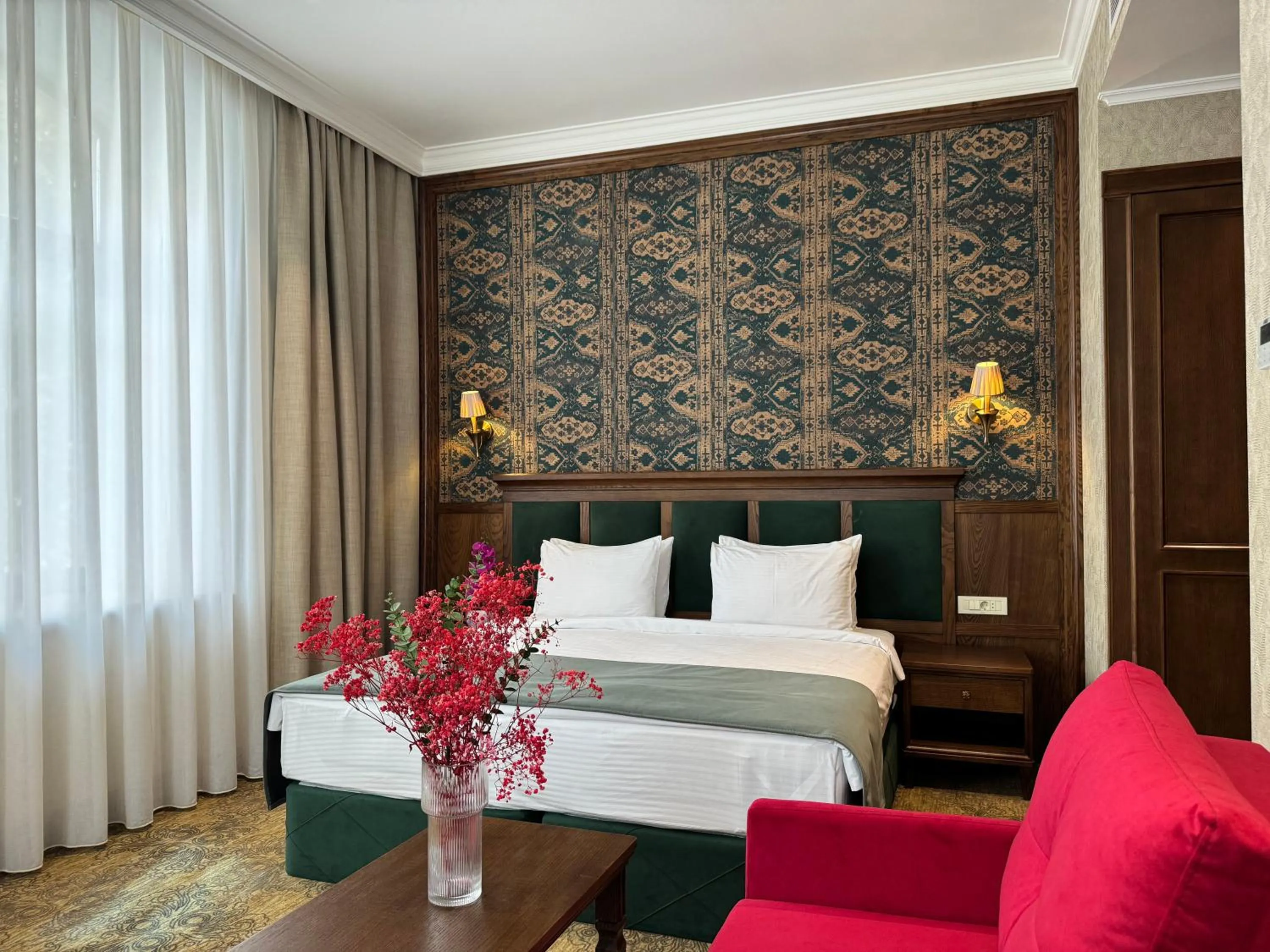 Bed in Midway Hotel Baku