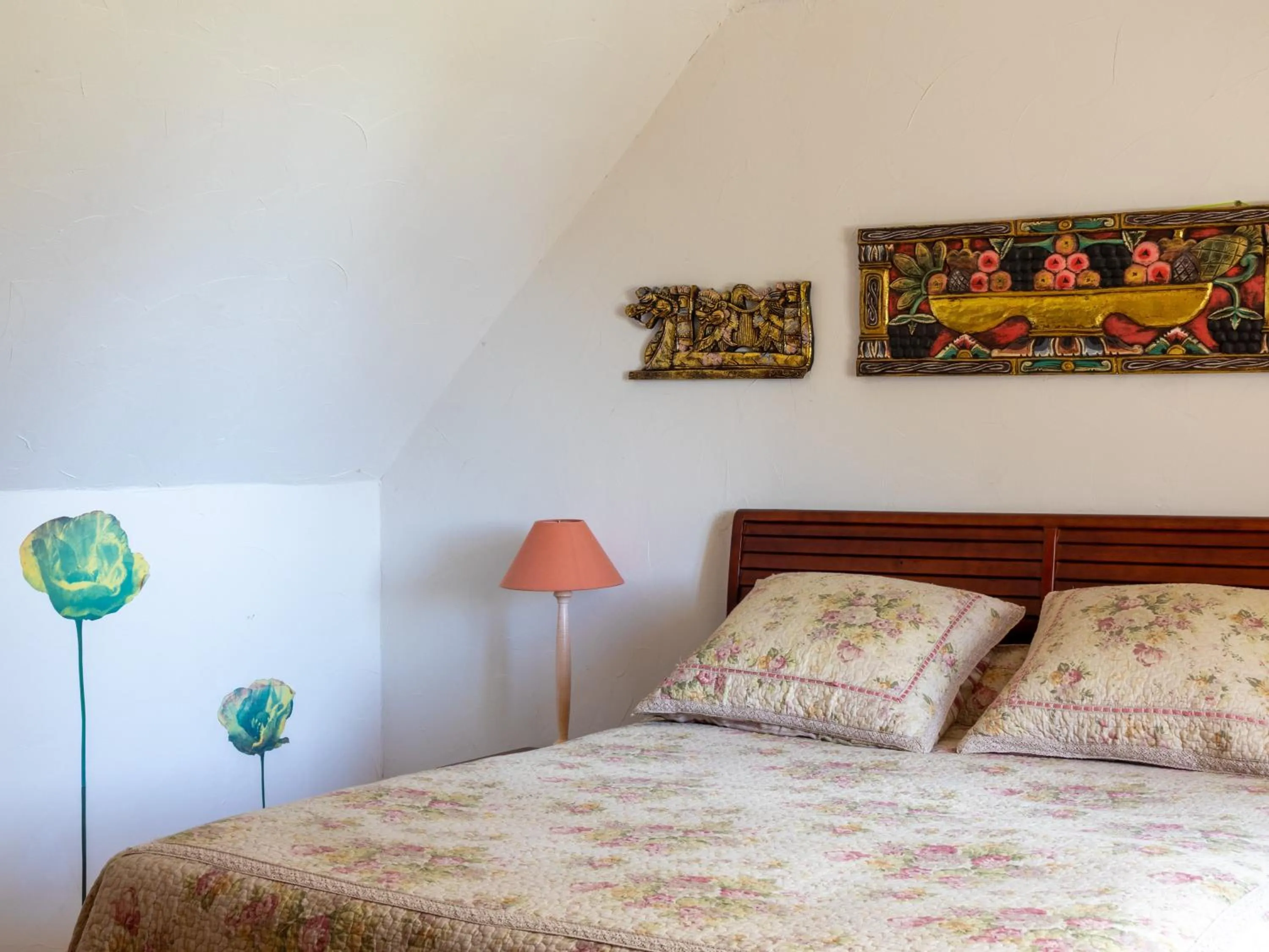 Living room, Bed in Chambres d'Hôte Air Marin