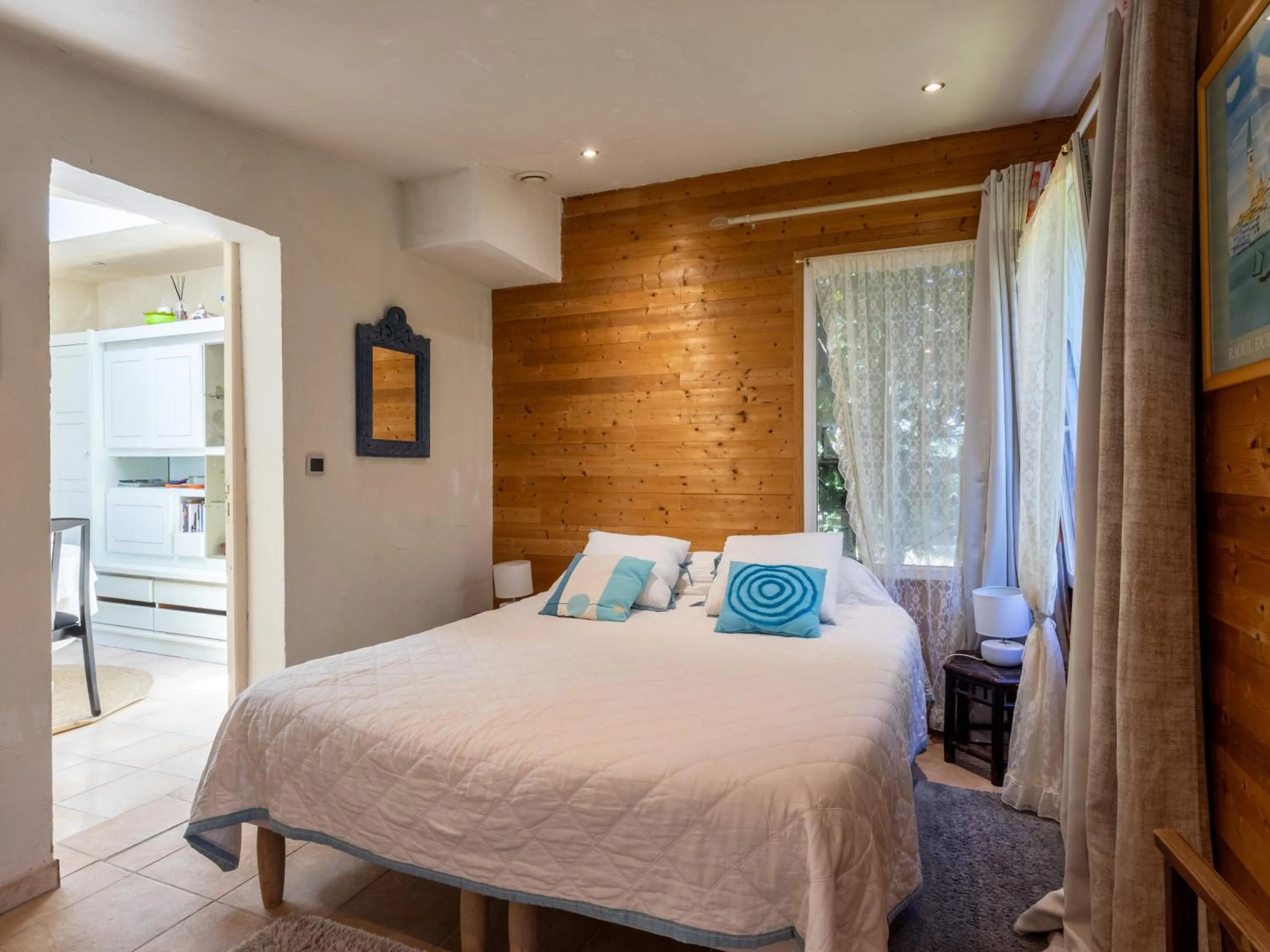 Living room, Bed in Chambres d'Hôte Air Marin