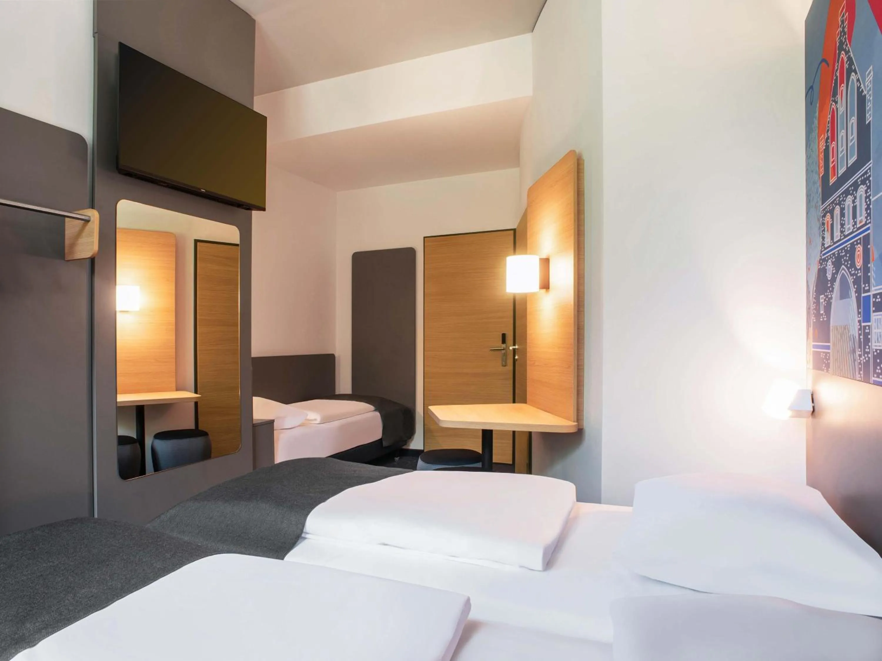 Photo of the whole room, Bed in B&B HOTEL Wismar