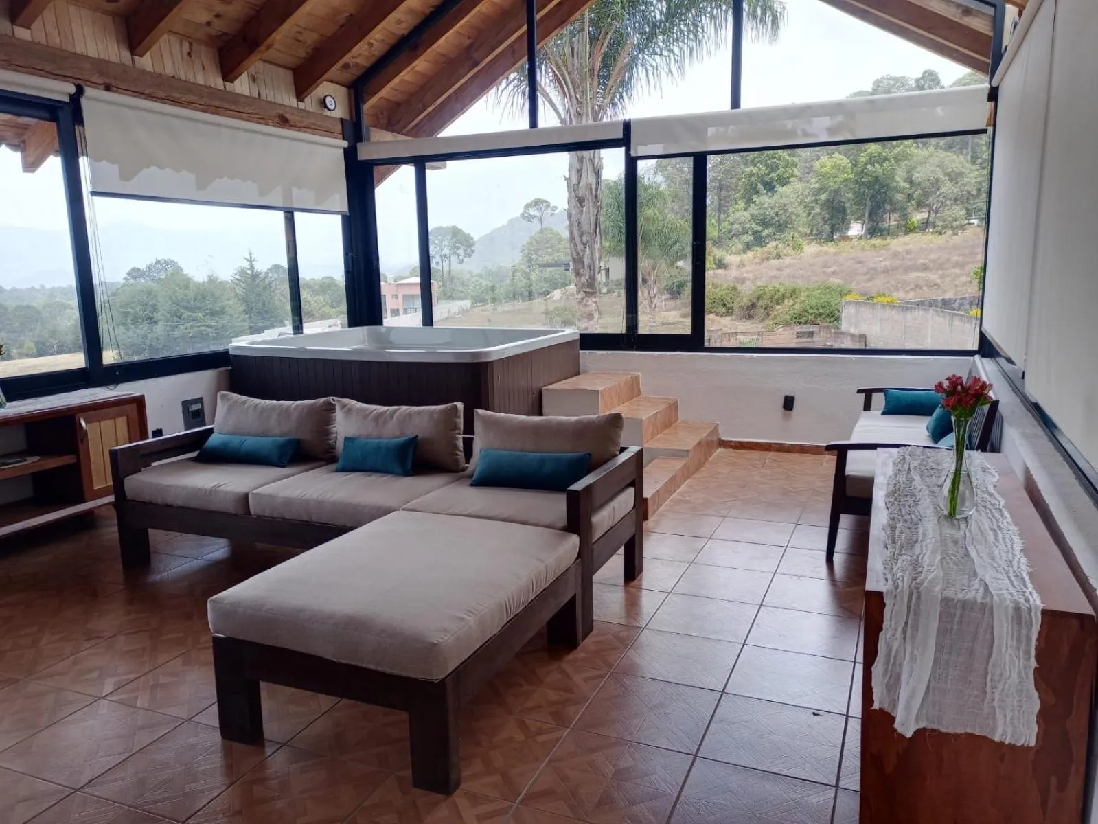Living room in Hotel Campestre, Valle de Bravo