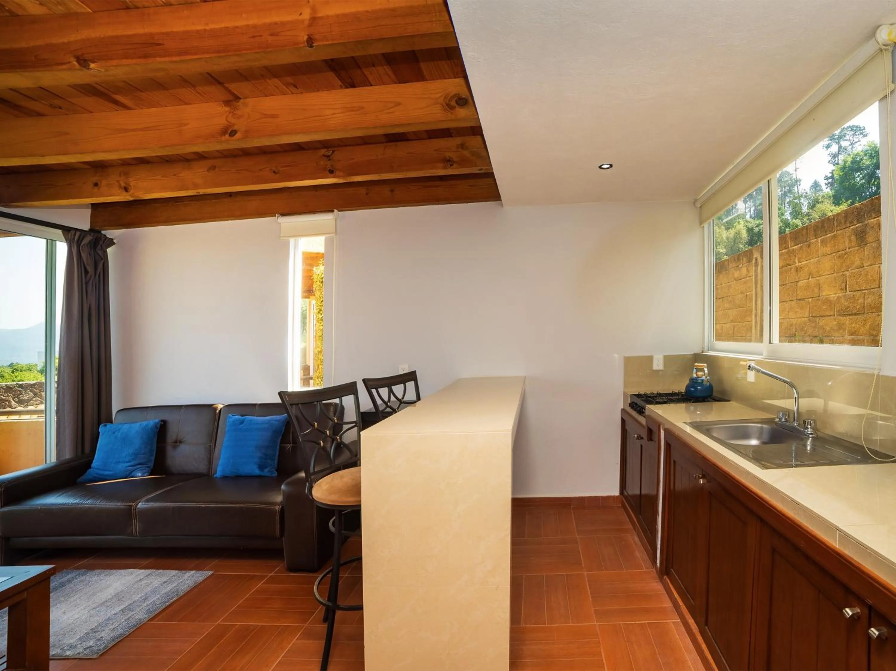 Kitchen or kitchenette in Hotel Campestre, Valle de Bravo