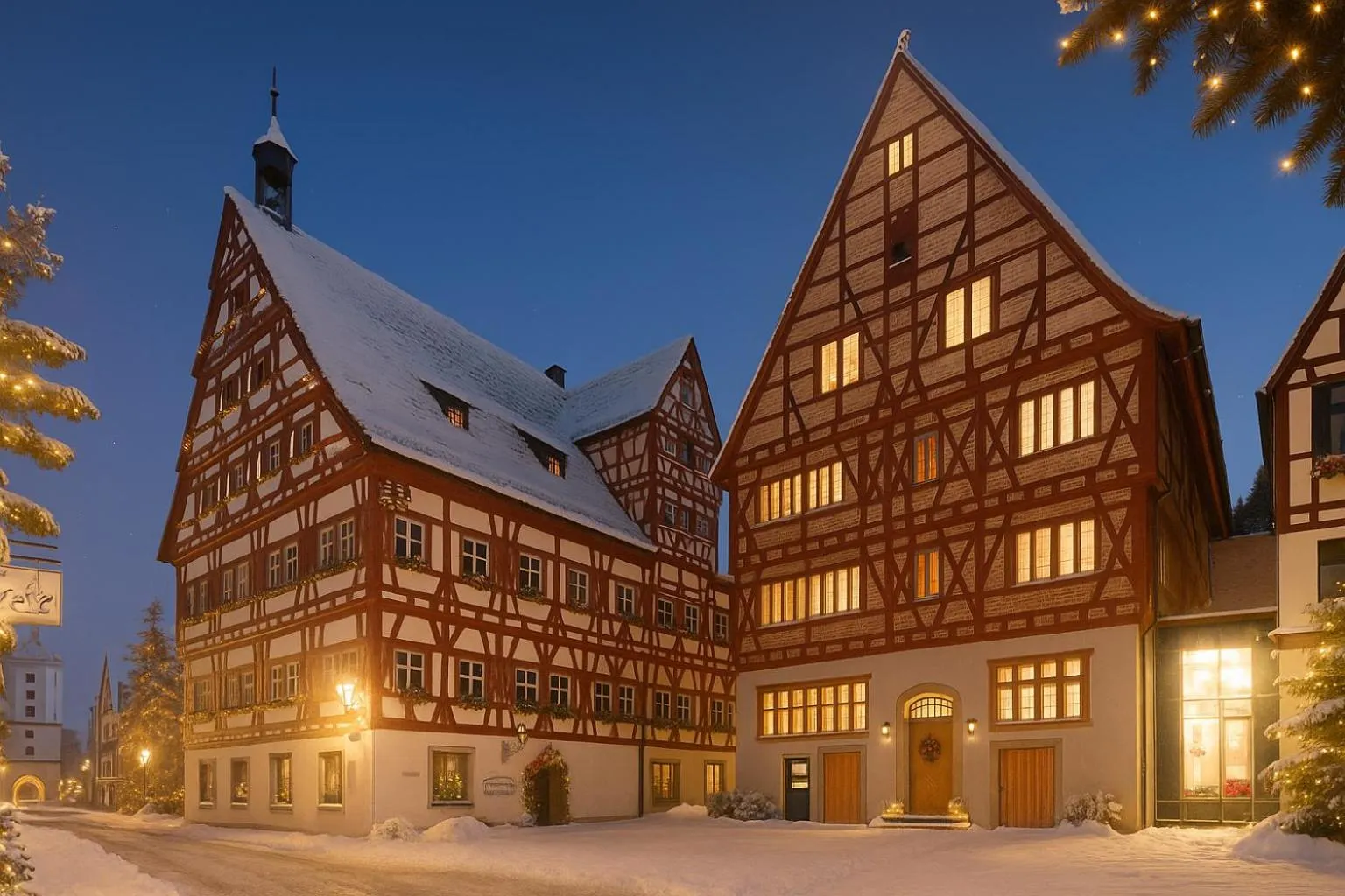 Property building in Hotel Krone Oettingen