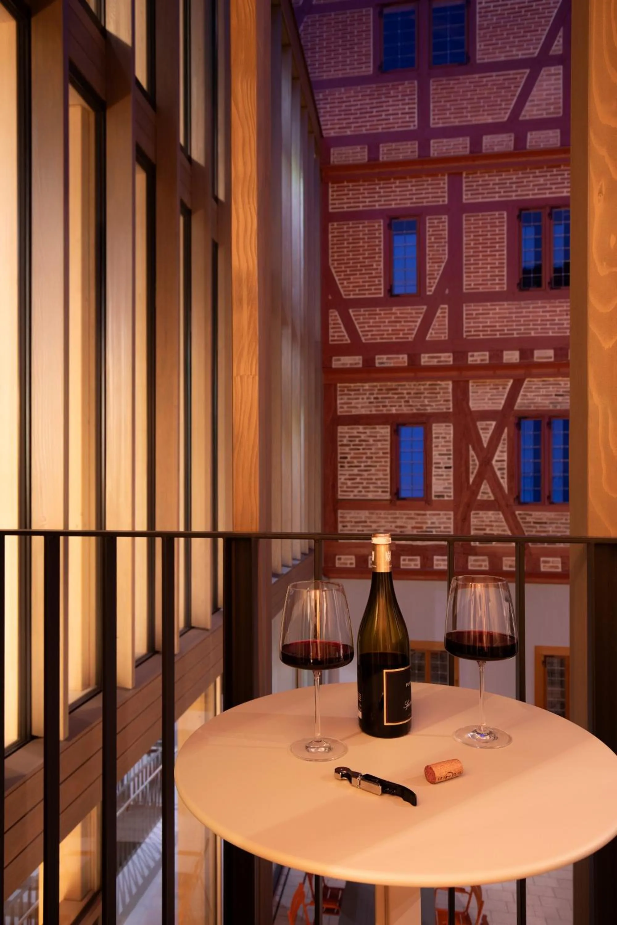 Balcony/Terrace in Hotel Krone Oettingen