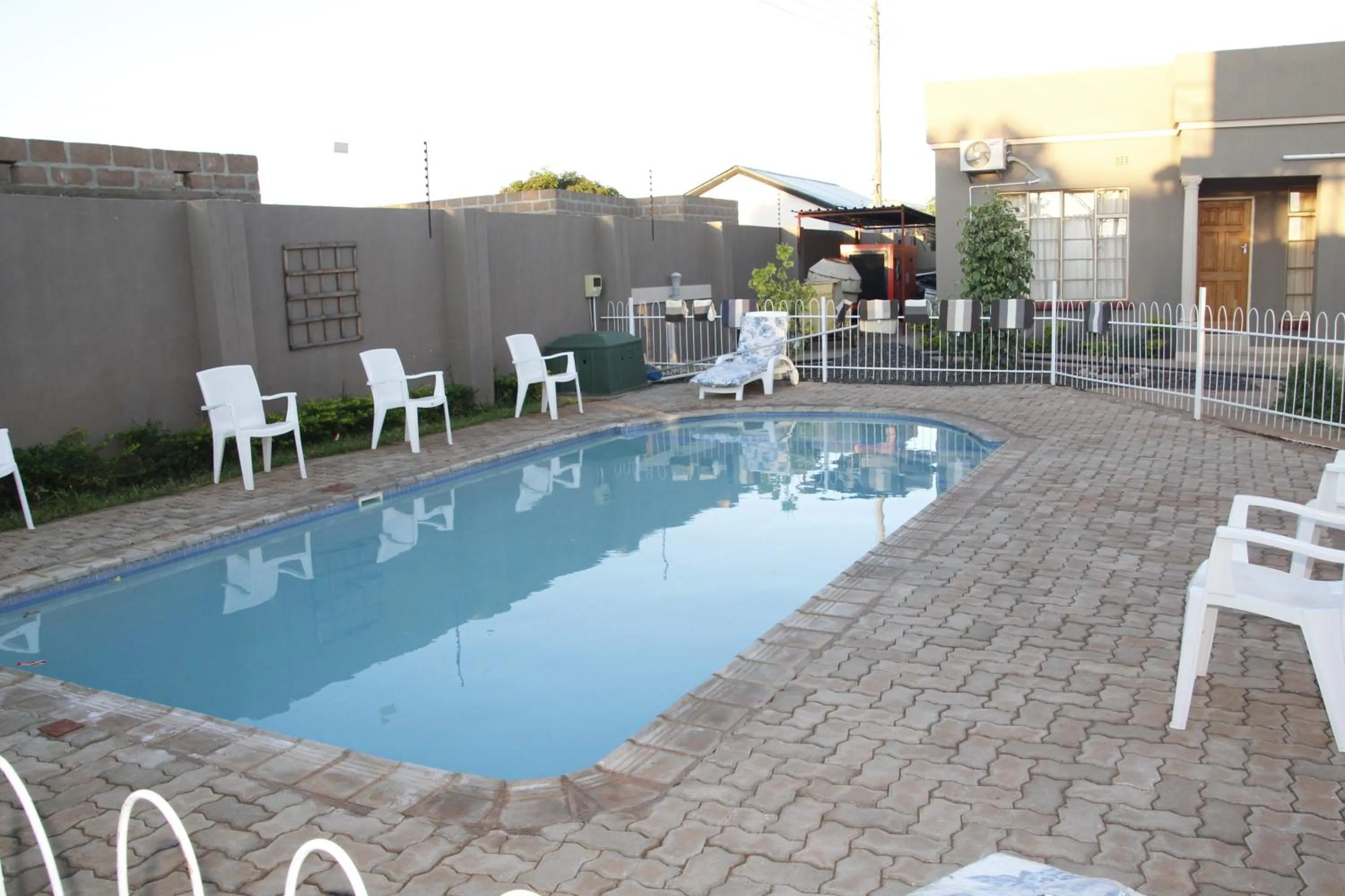 Swimming pool in Asante Apartments