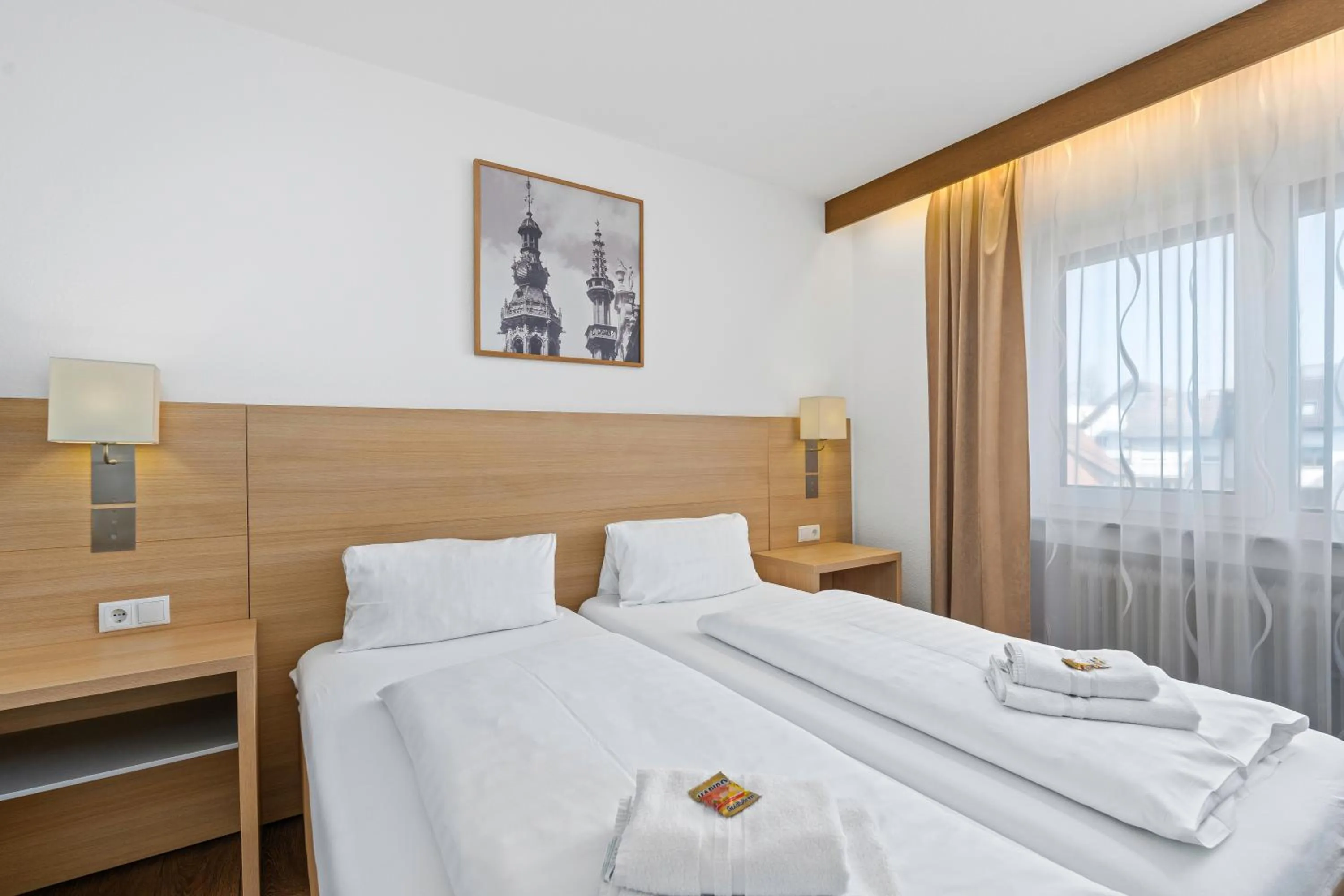 Photo of the whole room, Bed in Hotel Adler