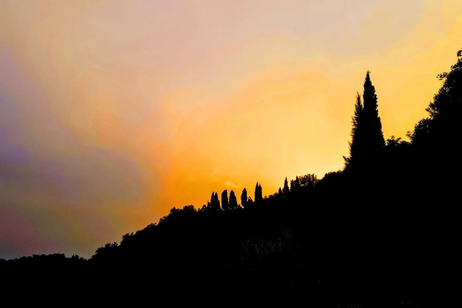 Natural landscape in A'Loro B&B