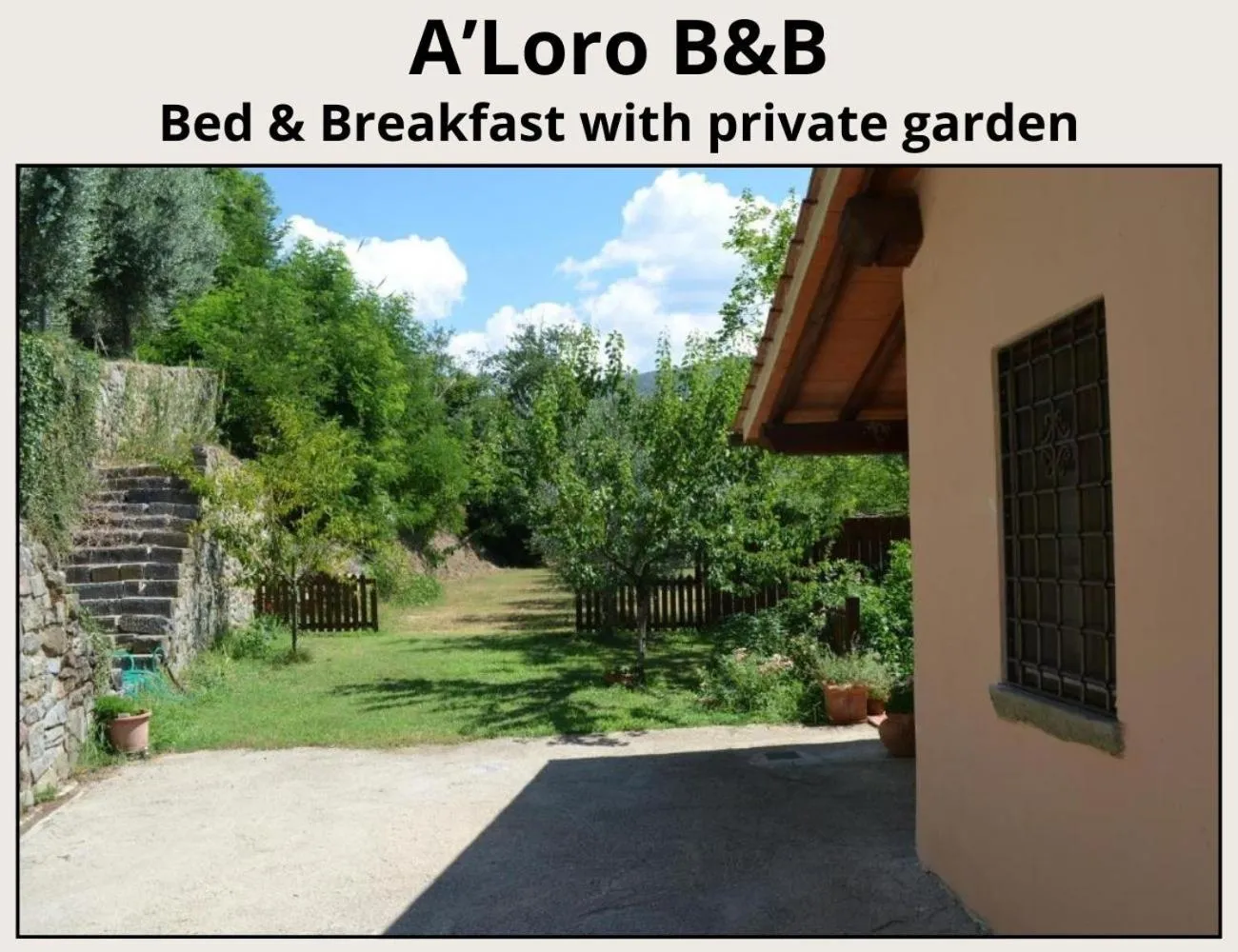 Parking in A'Loro B&B