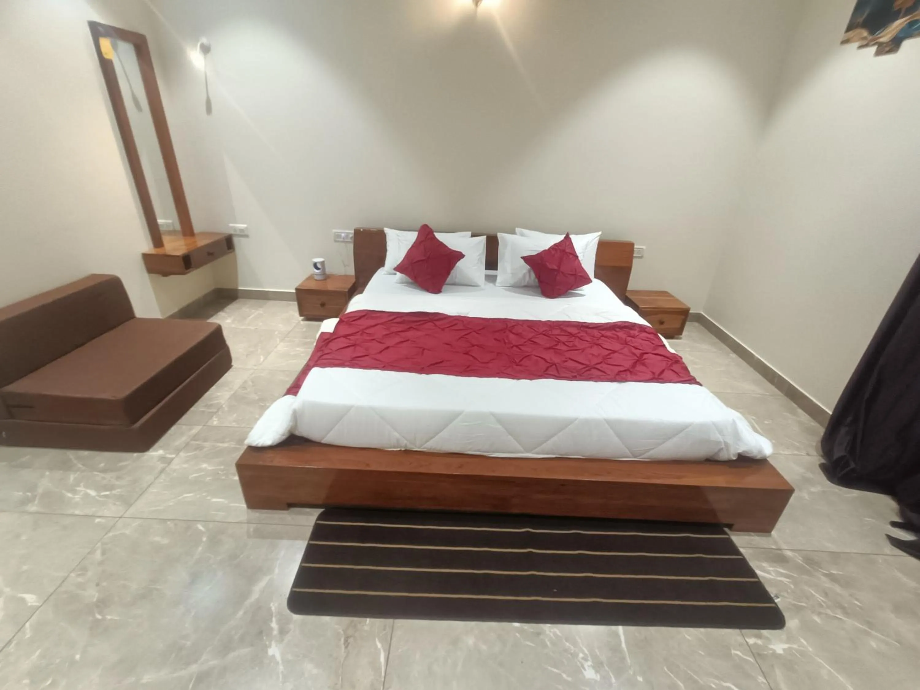 Bed in Shantadurga Beachside Homestay