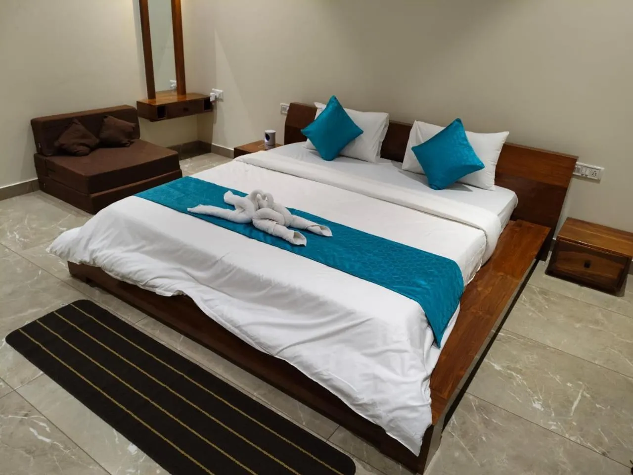 Bed in Shantadurga Beachside Homestay