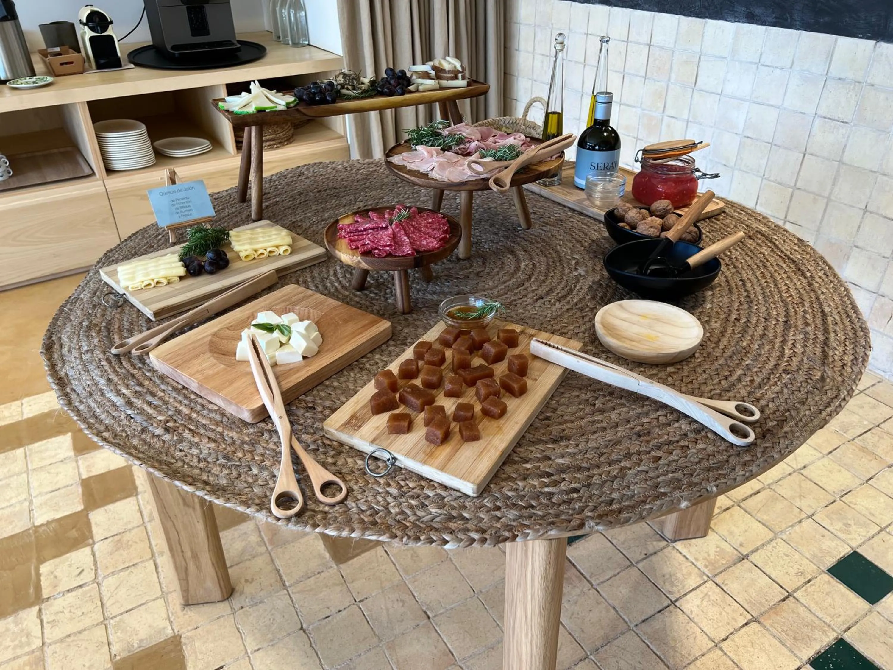 Buffet breakfast in Hotel Serawa Moraira