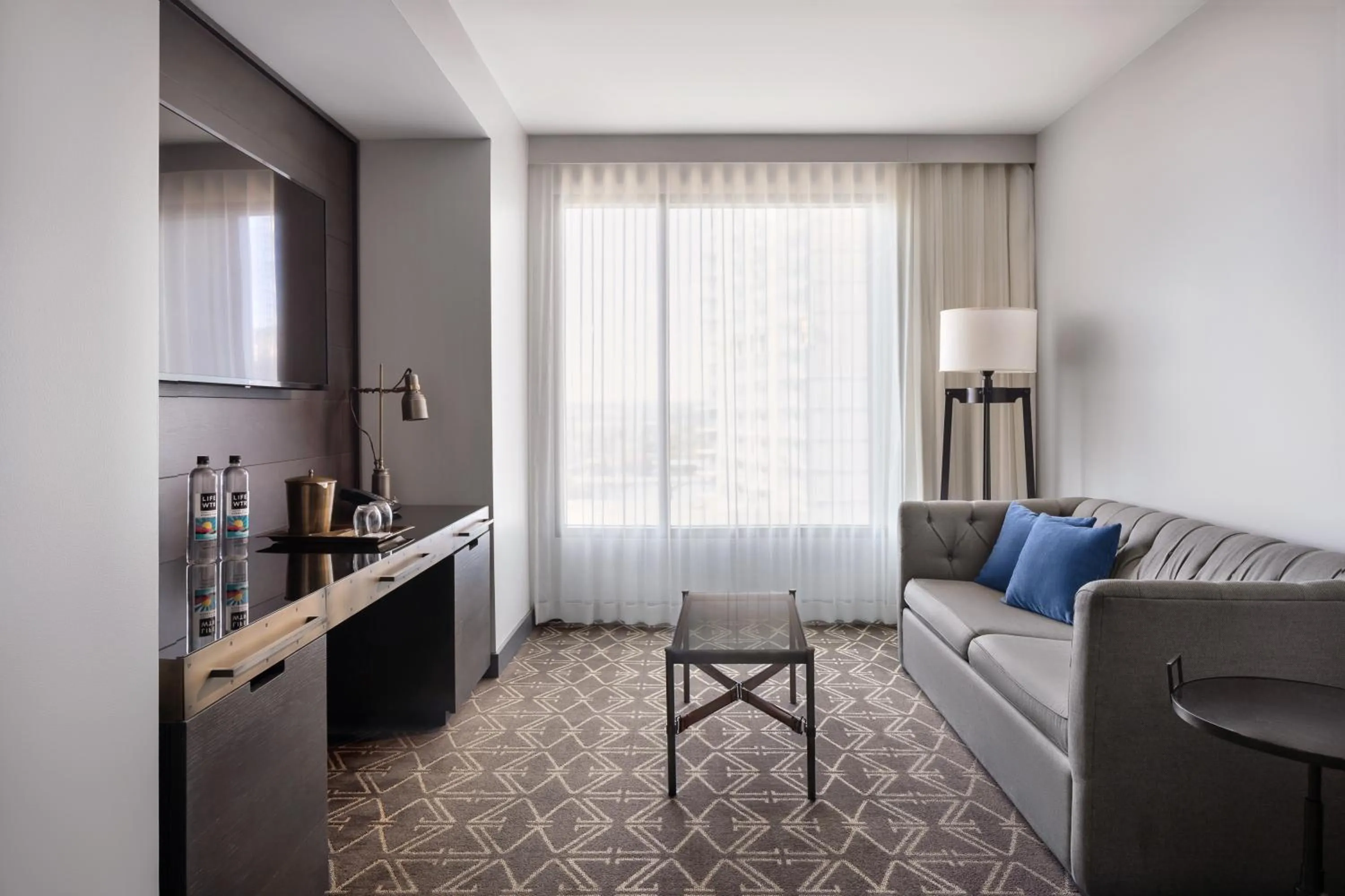 Living room in Hotel Van Zandt