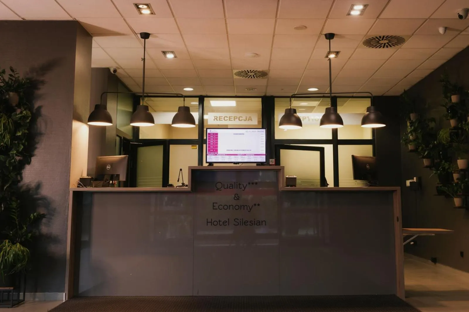 Lobby or reception in Economy Silesian Hotel