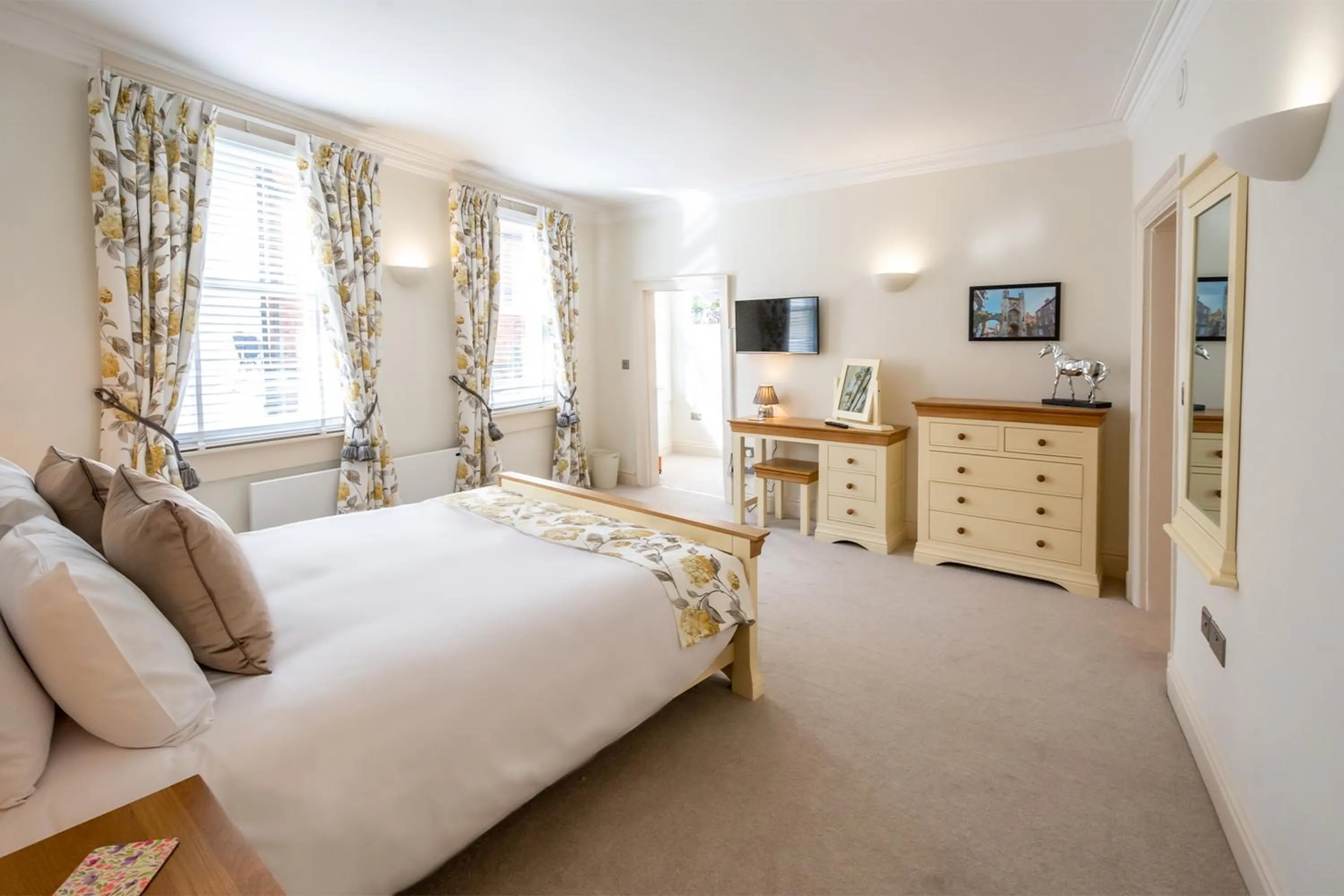Bed in Hunter House Holiday Apartment - York