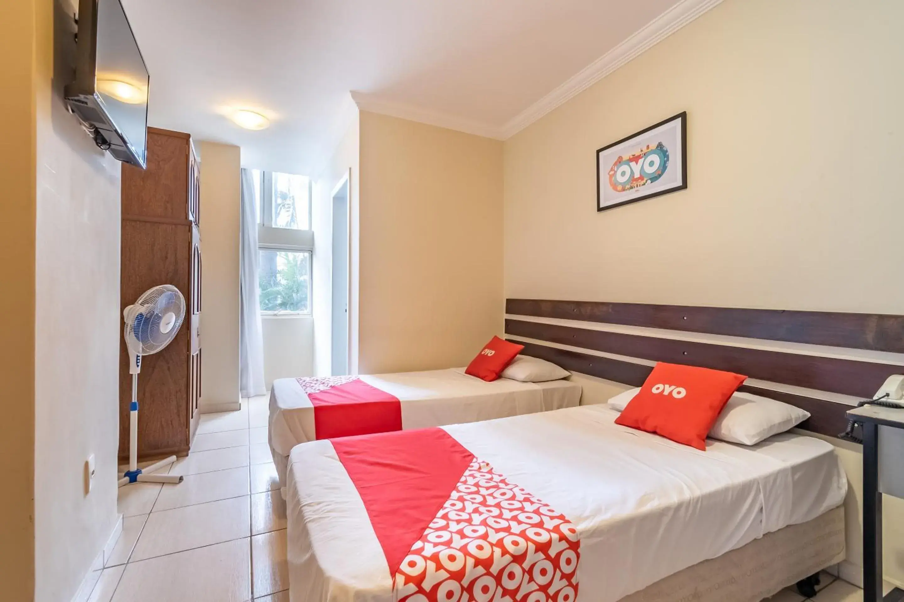 Twin Room in OYO Hotel L'Espace - Jaraguá Belo Horizonte Twin Room in OYO Hotel L'Espace - Jaraguá Belo Horizonte