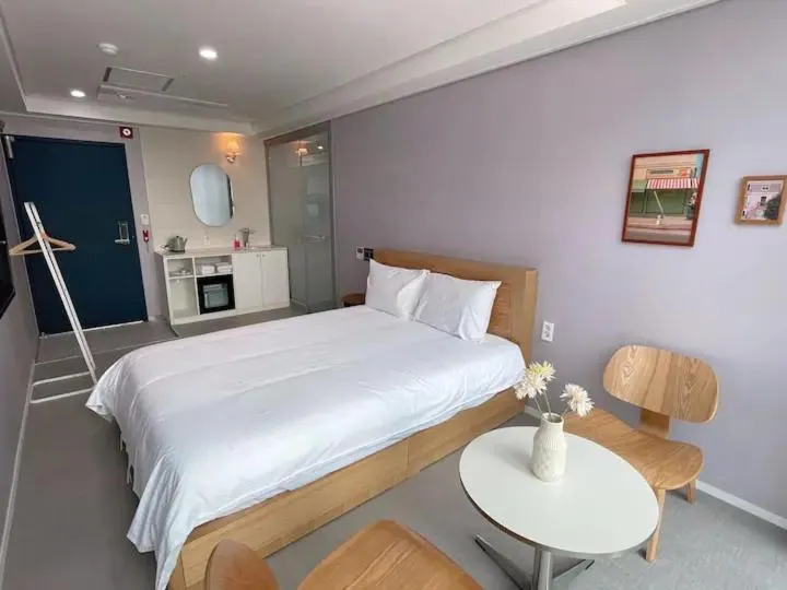 Bed in Hotel Haeundae Elysia