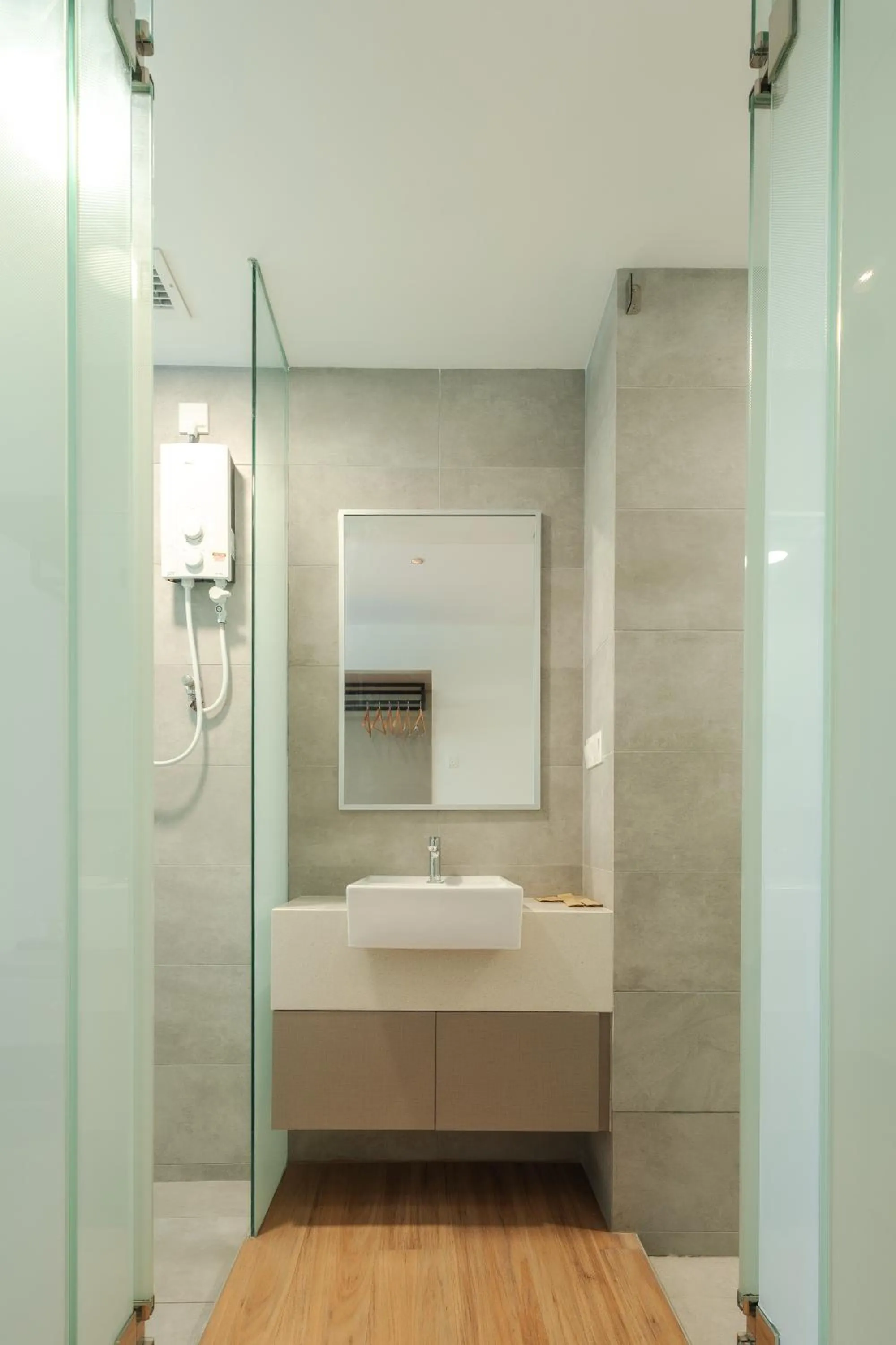 Shower in Upper Hotel Suites KL Sentral