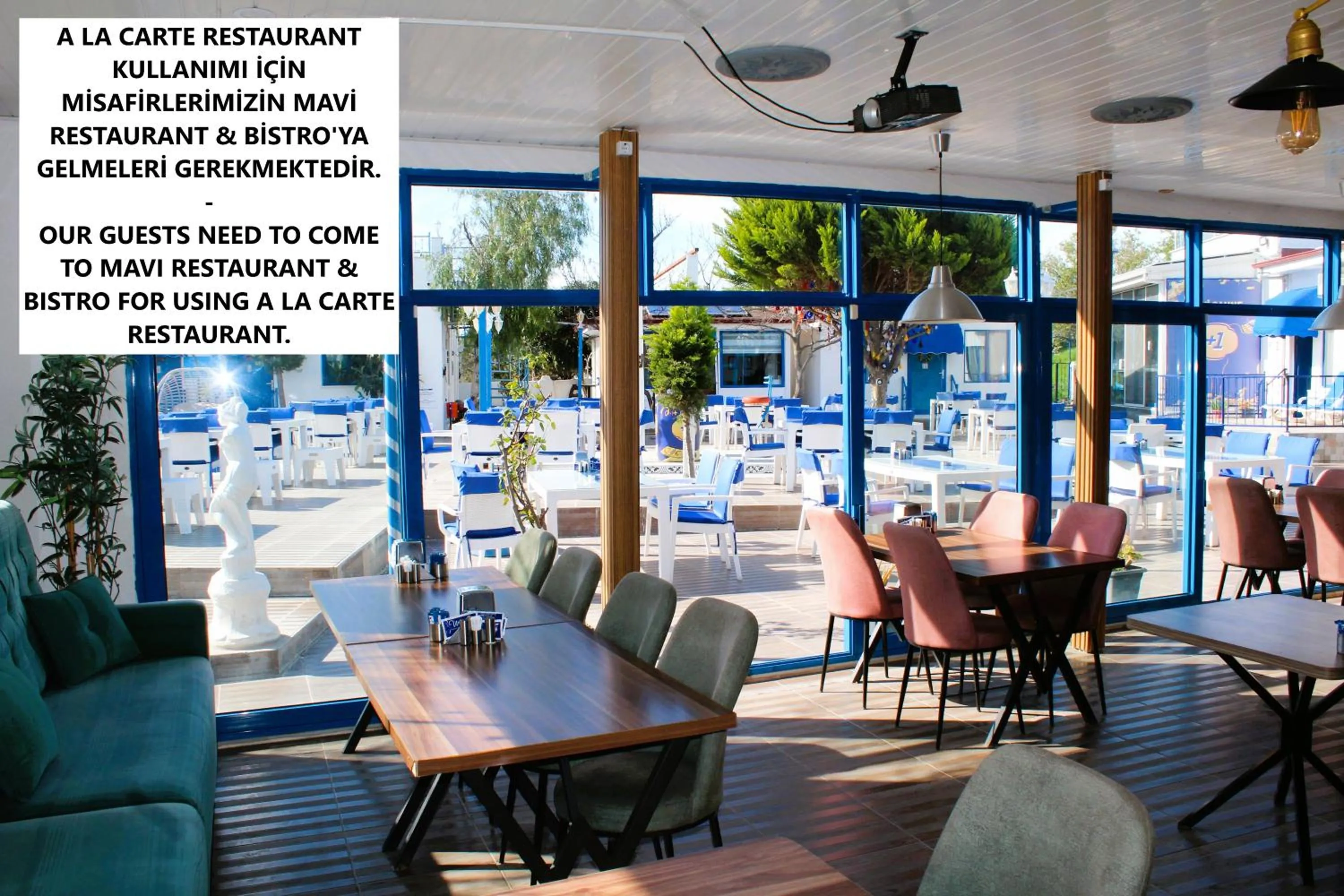 Restaurant/places to eat in Mavi Restaurant & Apartments 1