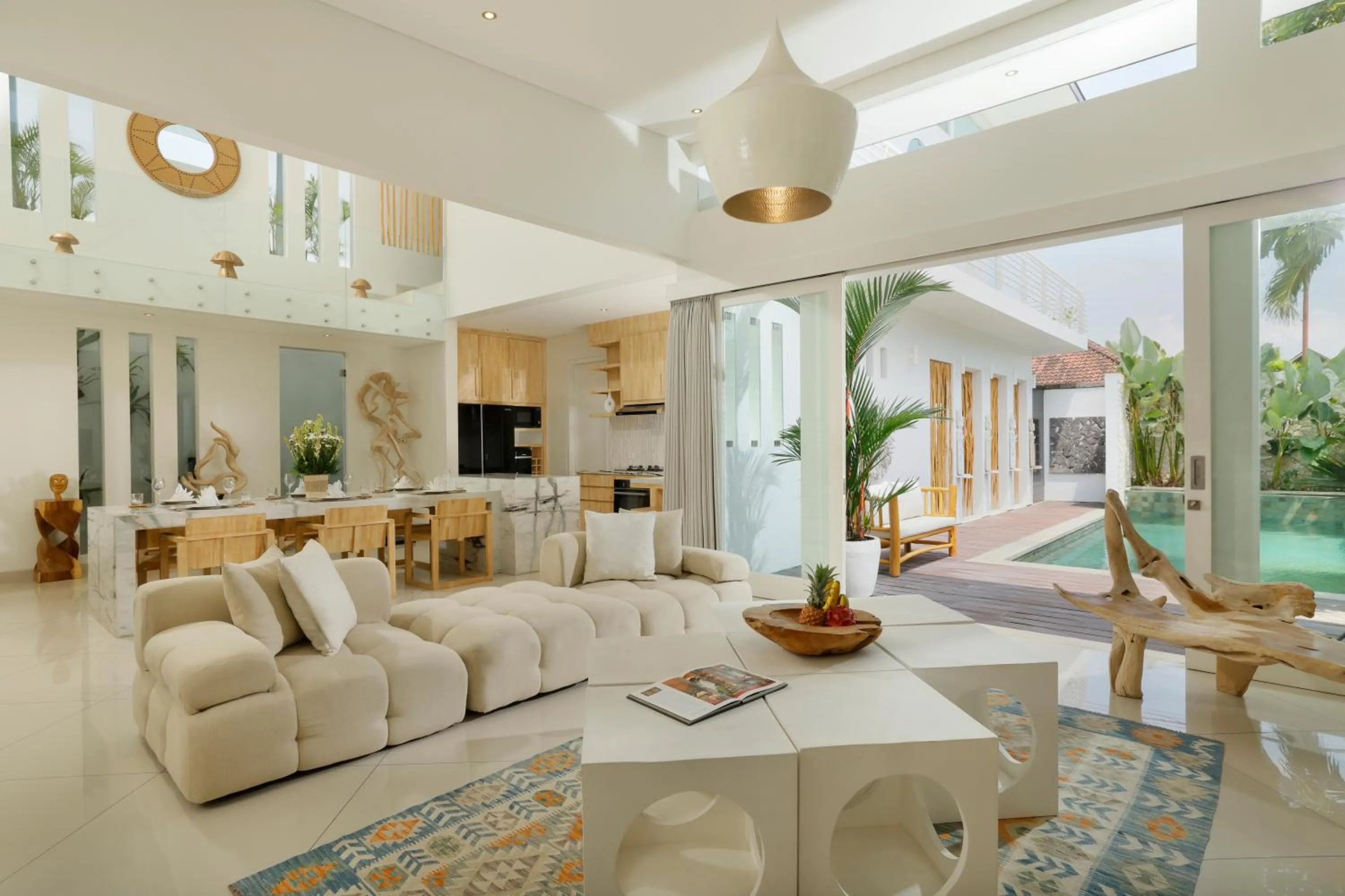 Living room in The Suar Sanur by Nakula