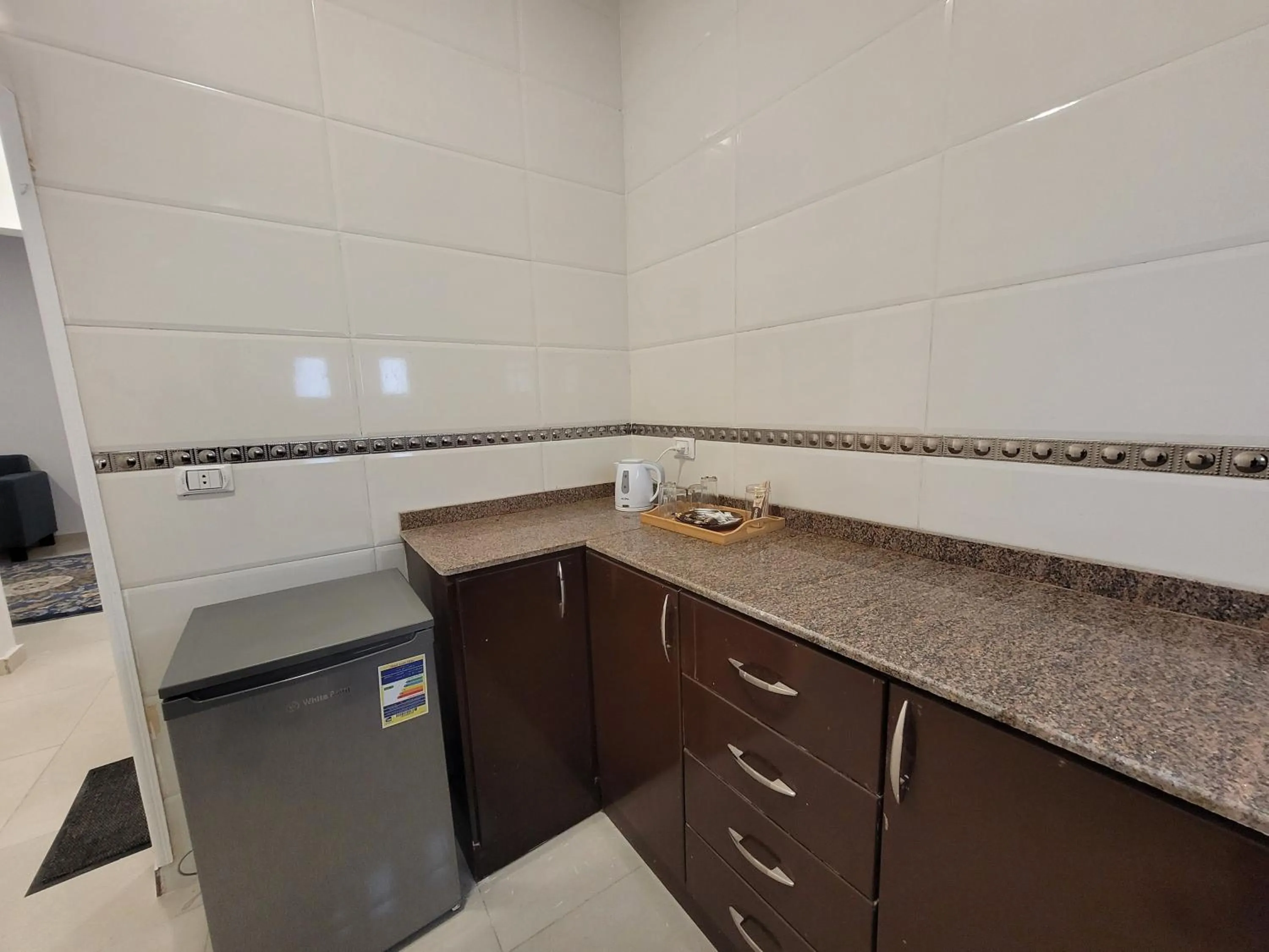 Kitchen or kitchenette in Sharqotel Luxor