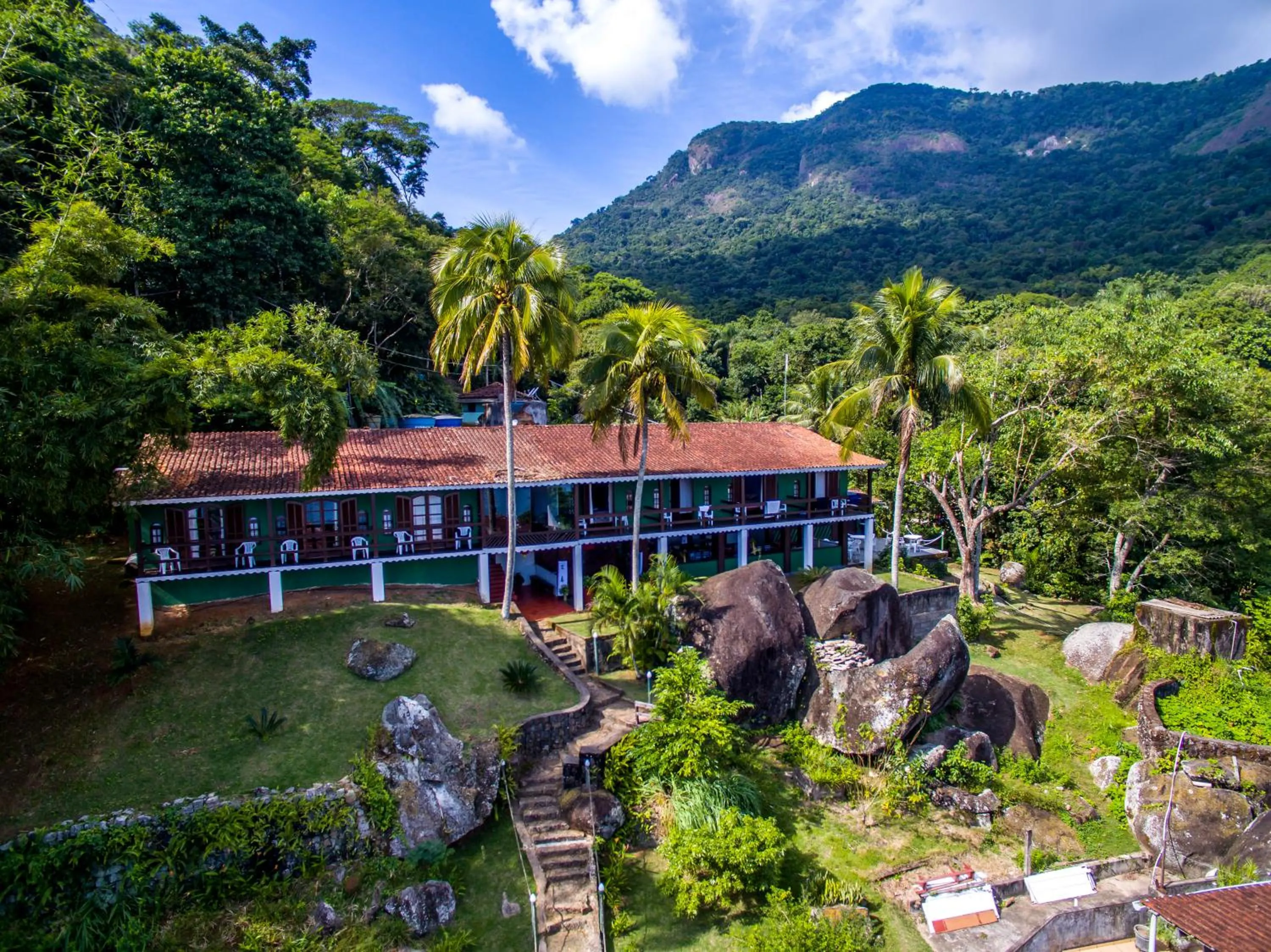 Bird's eye view in Pousada Três Coqueiros