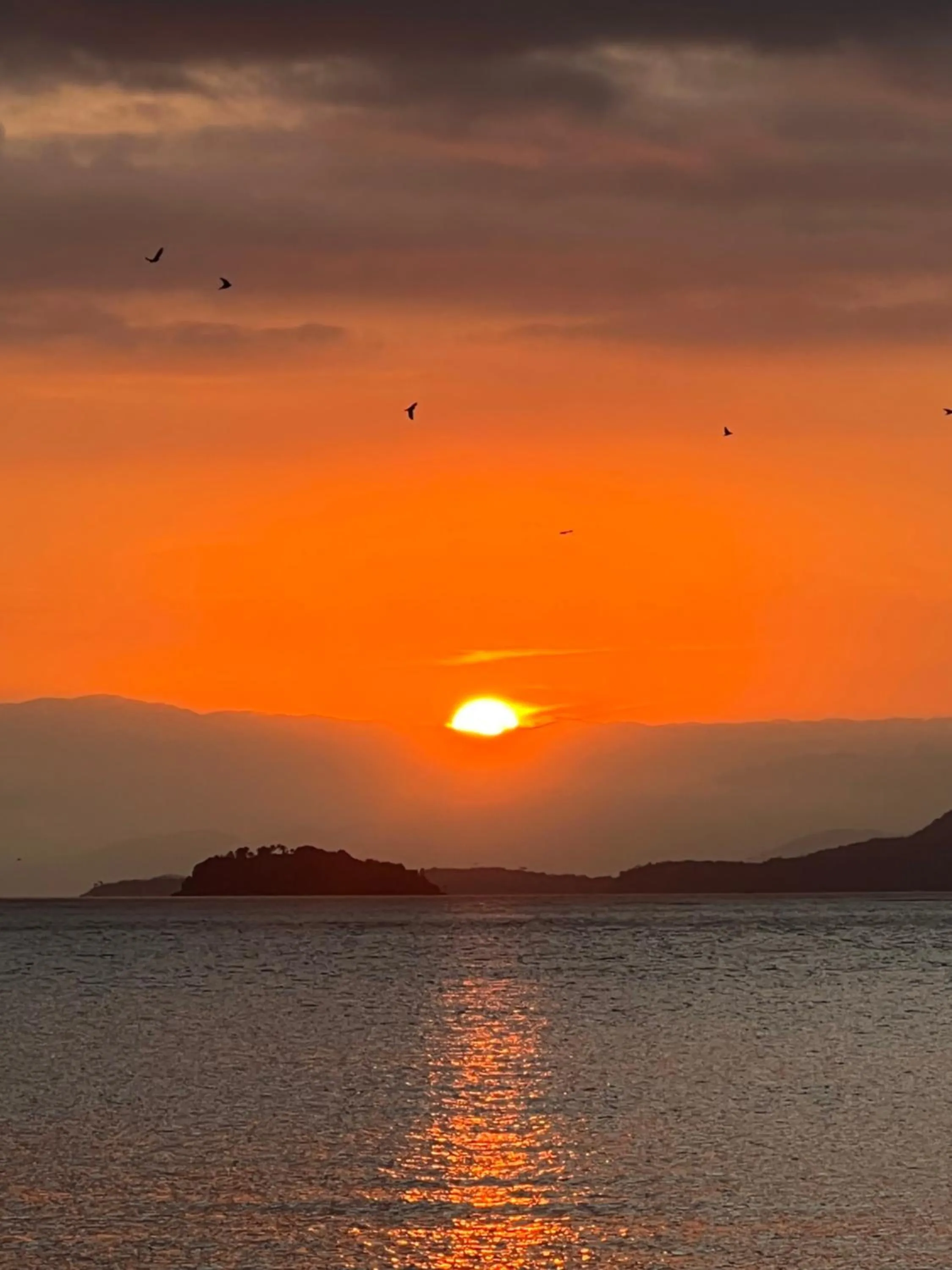 Sunset in Pousada Três Coqueiros