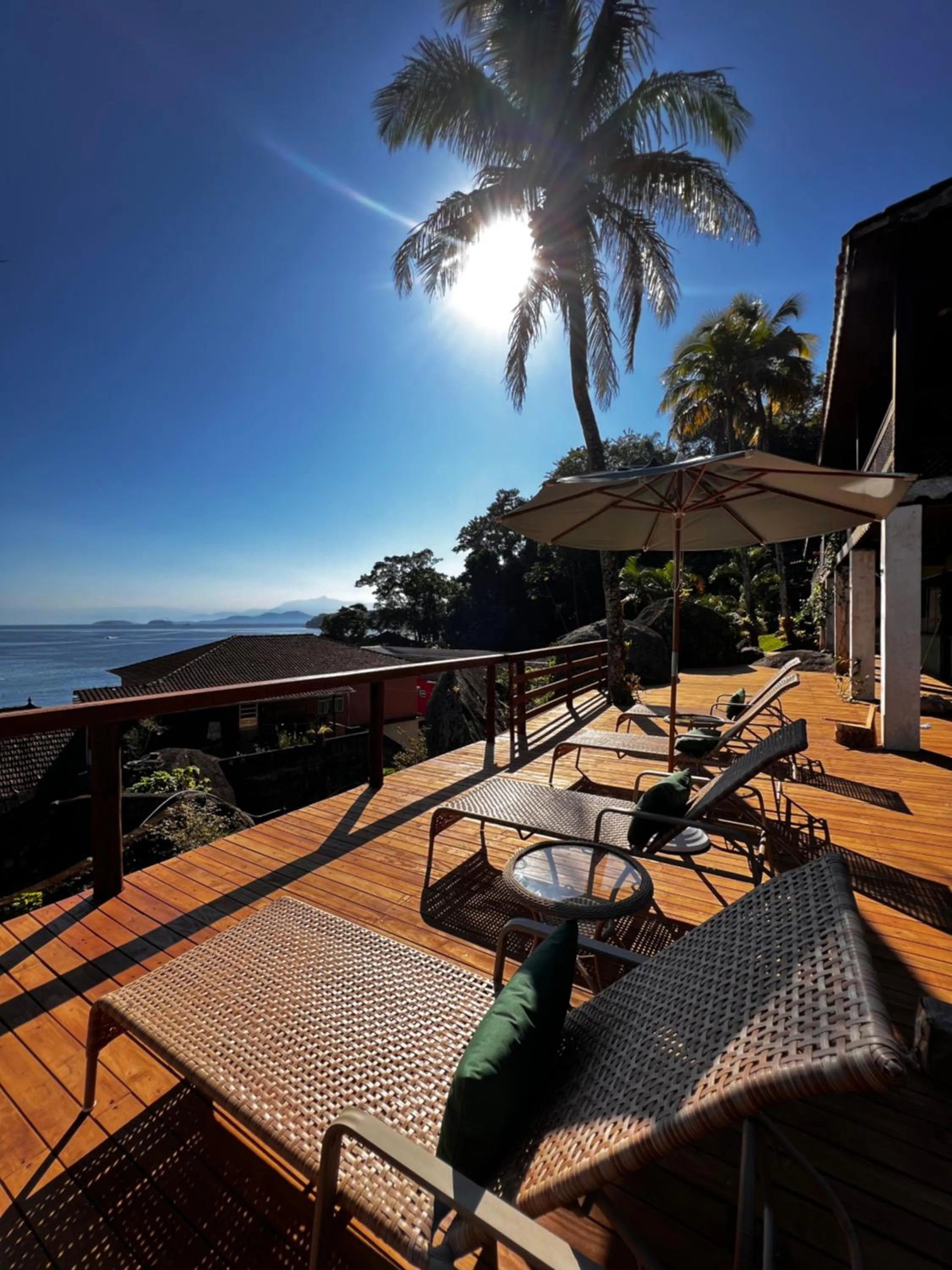 Patio in Pousada Três Coqueiros