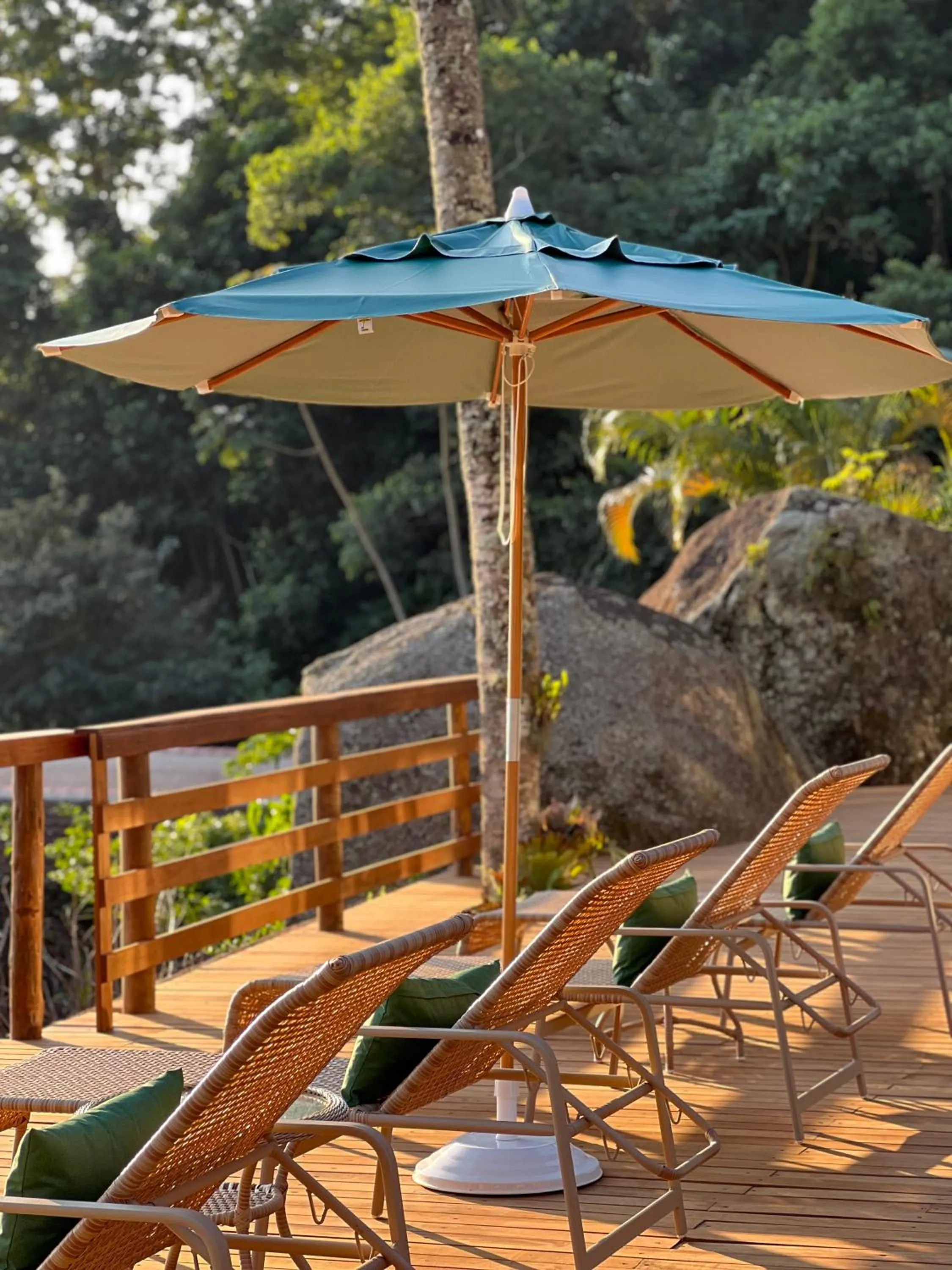 Patio in Pousada Três Coqueiros