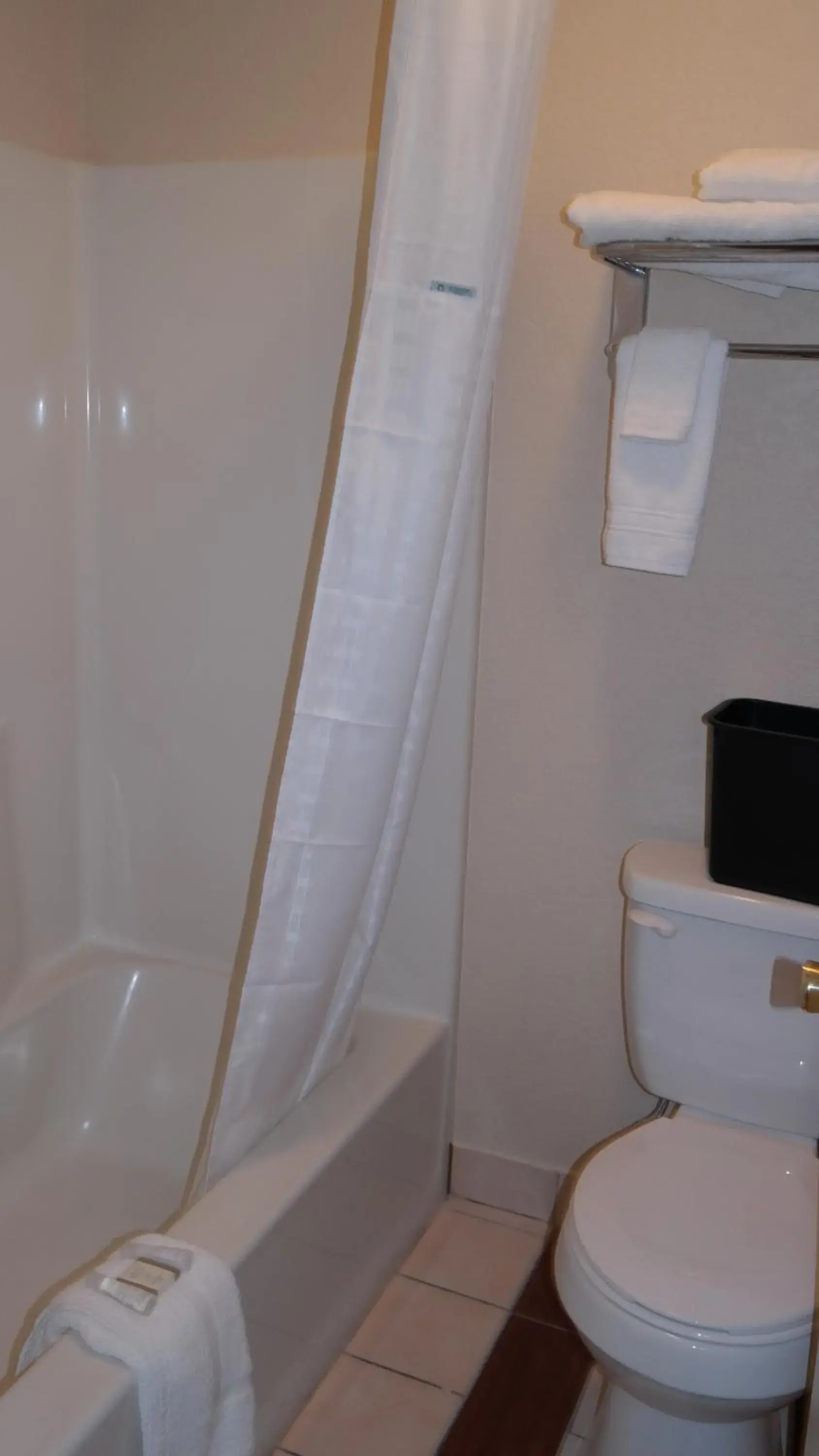 Bathroom in Baymont by Wyndham Stevens Point Bathroom in Baymont by Wyndham Stevens Point