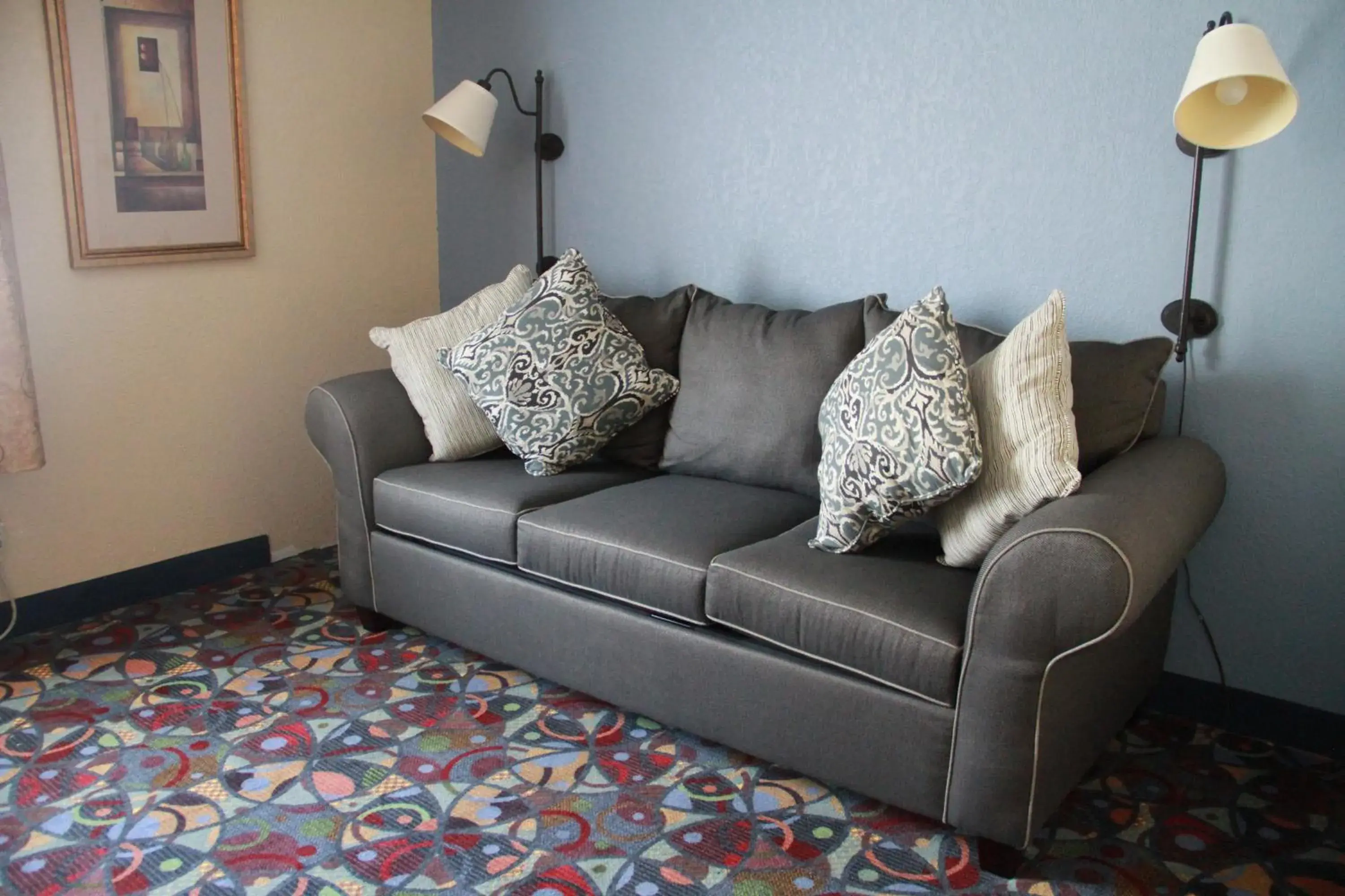 Living room in Baymont by Wyndham Stevens Point Living room in Baymont by Wyndham Stevens Point